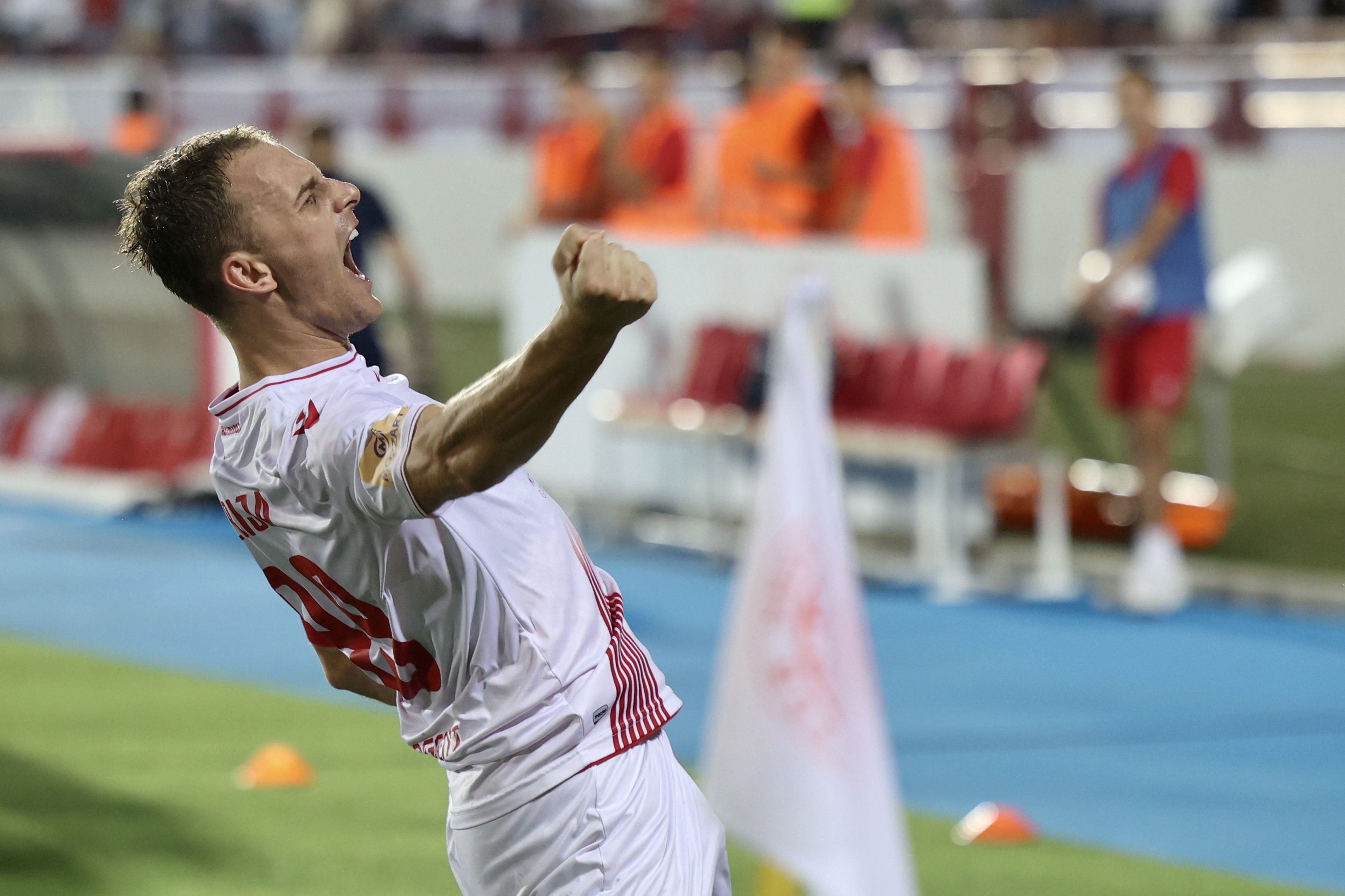 Nemanja Bilbija Zrinjski vs Lask UEFA EUROPA LEAGUIE