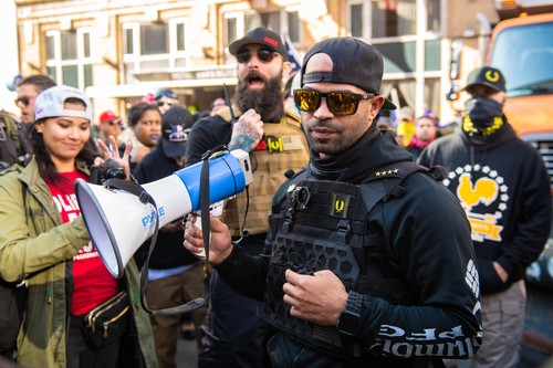 **FILE PHOTO** Proud Boy Enrique Tarrio Sentenced To 22 Years For Capitol Riot. WASHINGTON D.C., NOVEMBER 14- Enrique Ta