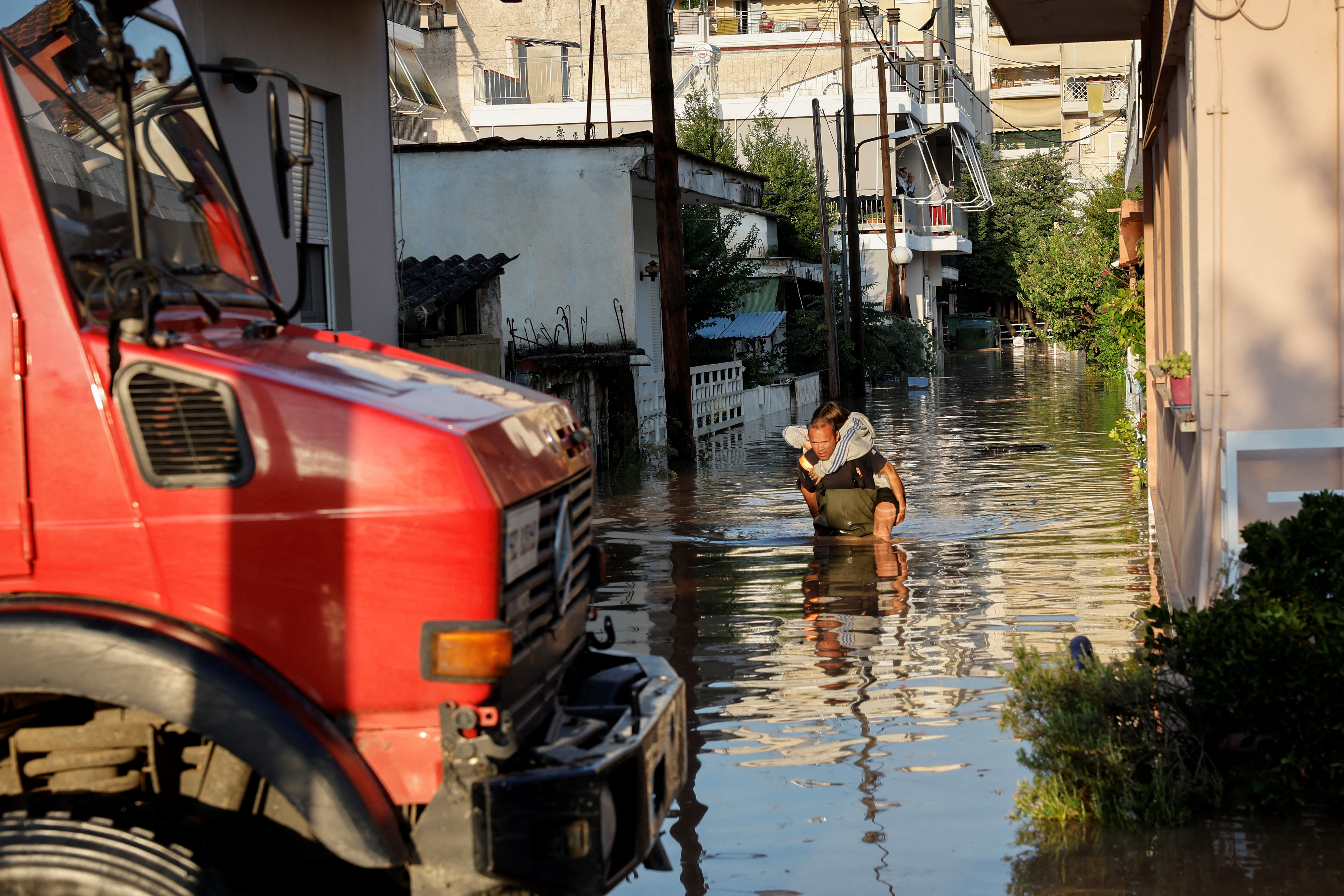 Impact of storm Daniel in central Greece