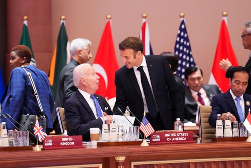 President Macron At G20 Summit - New Delhi