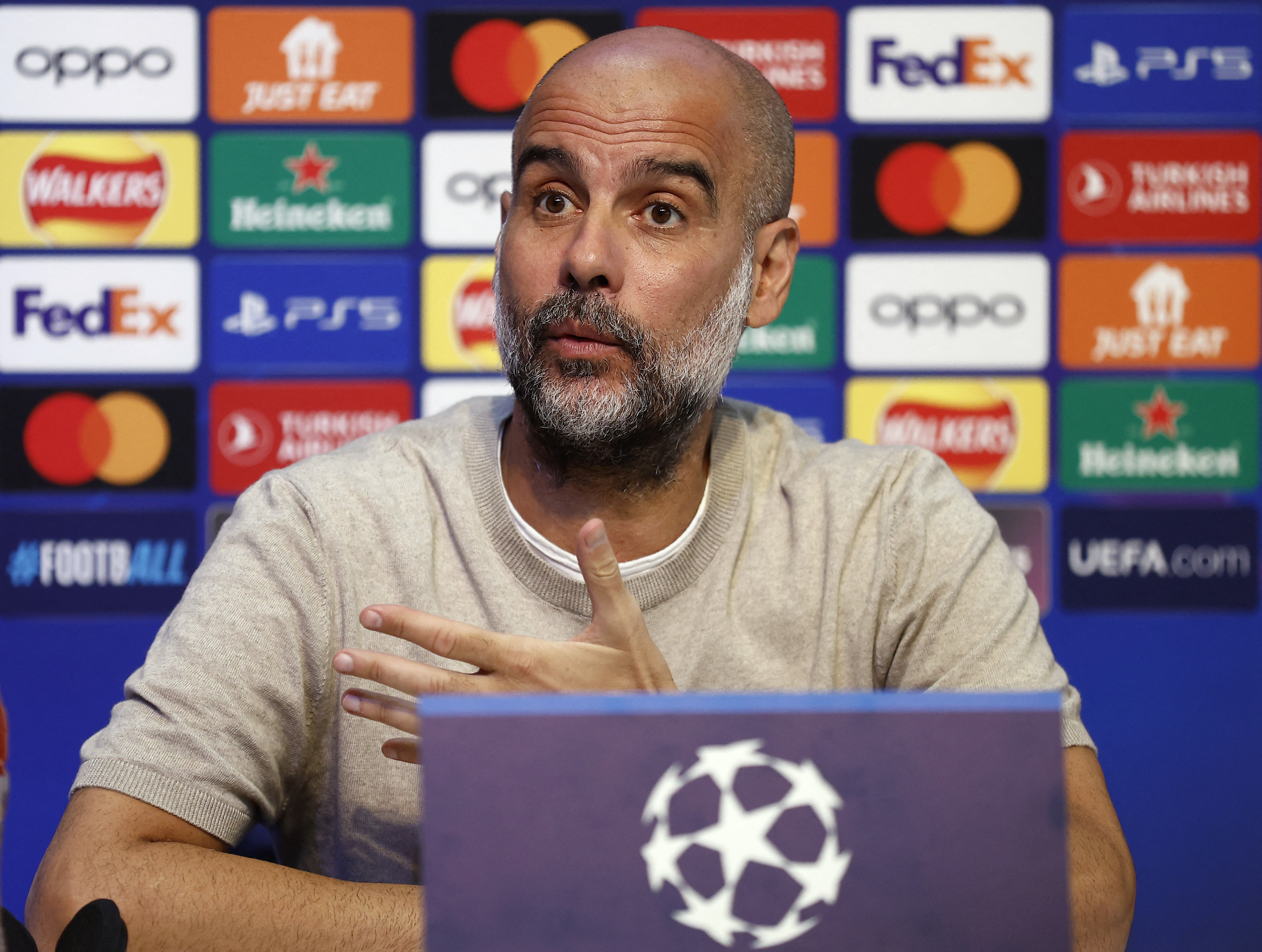 Champions League - Manchester City Press Conference