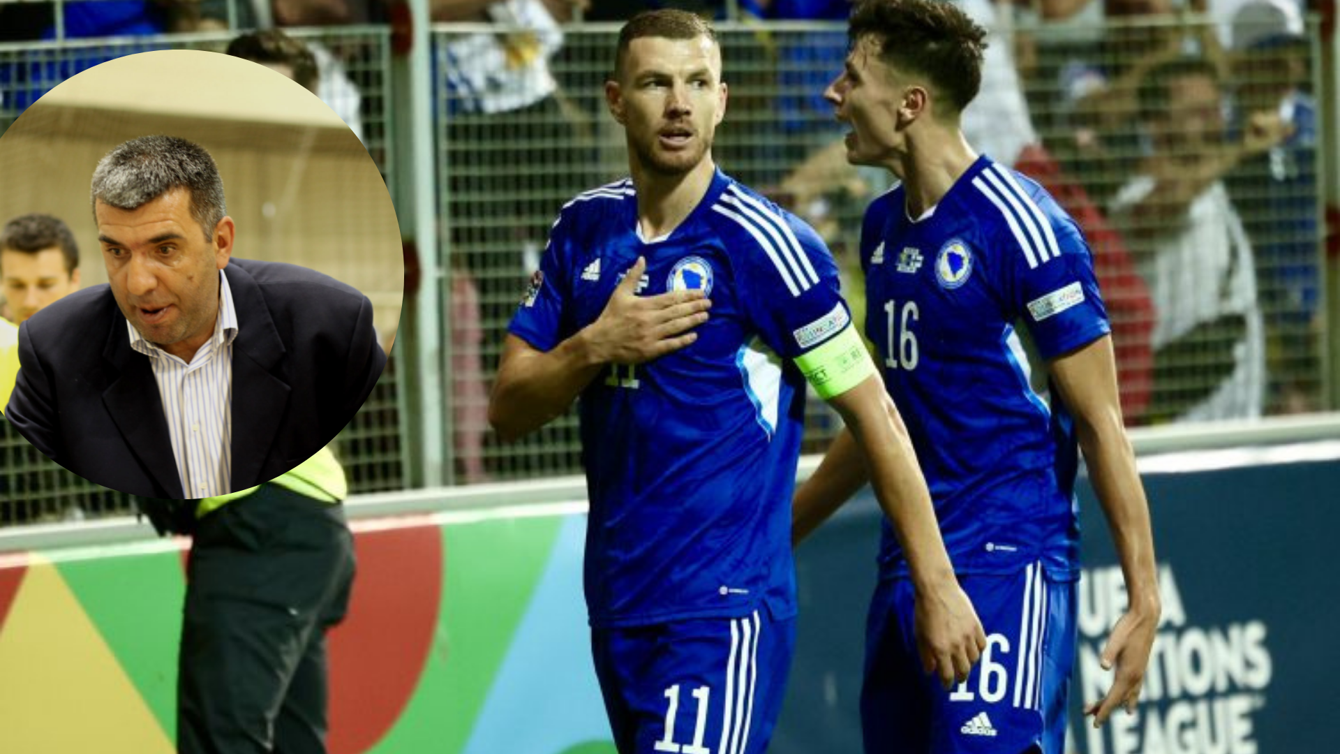 Edin Džeko Samir Lerić