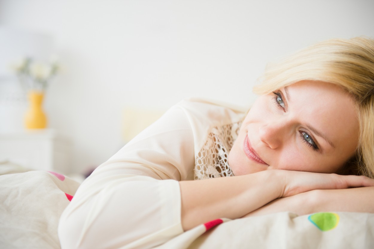 Young woman day dreaming