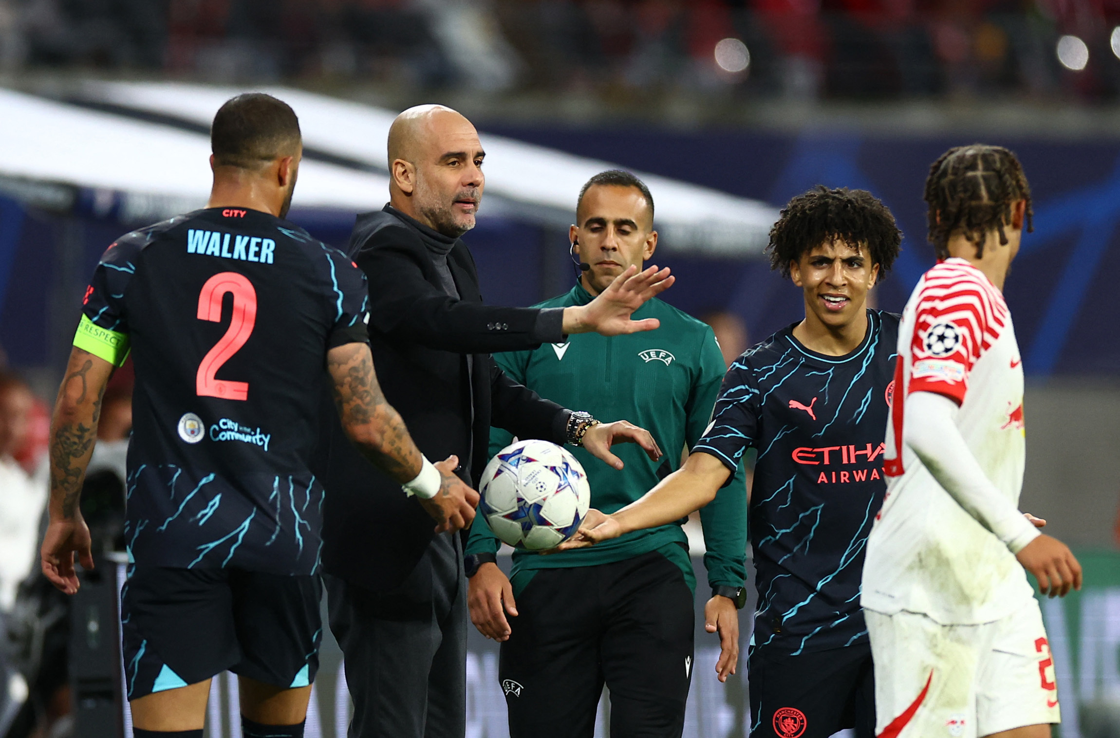 Champions League - Group G - RB Leipzig v Manchester City