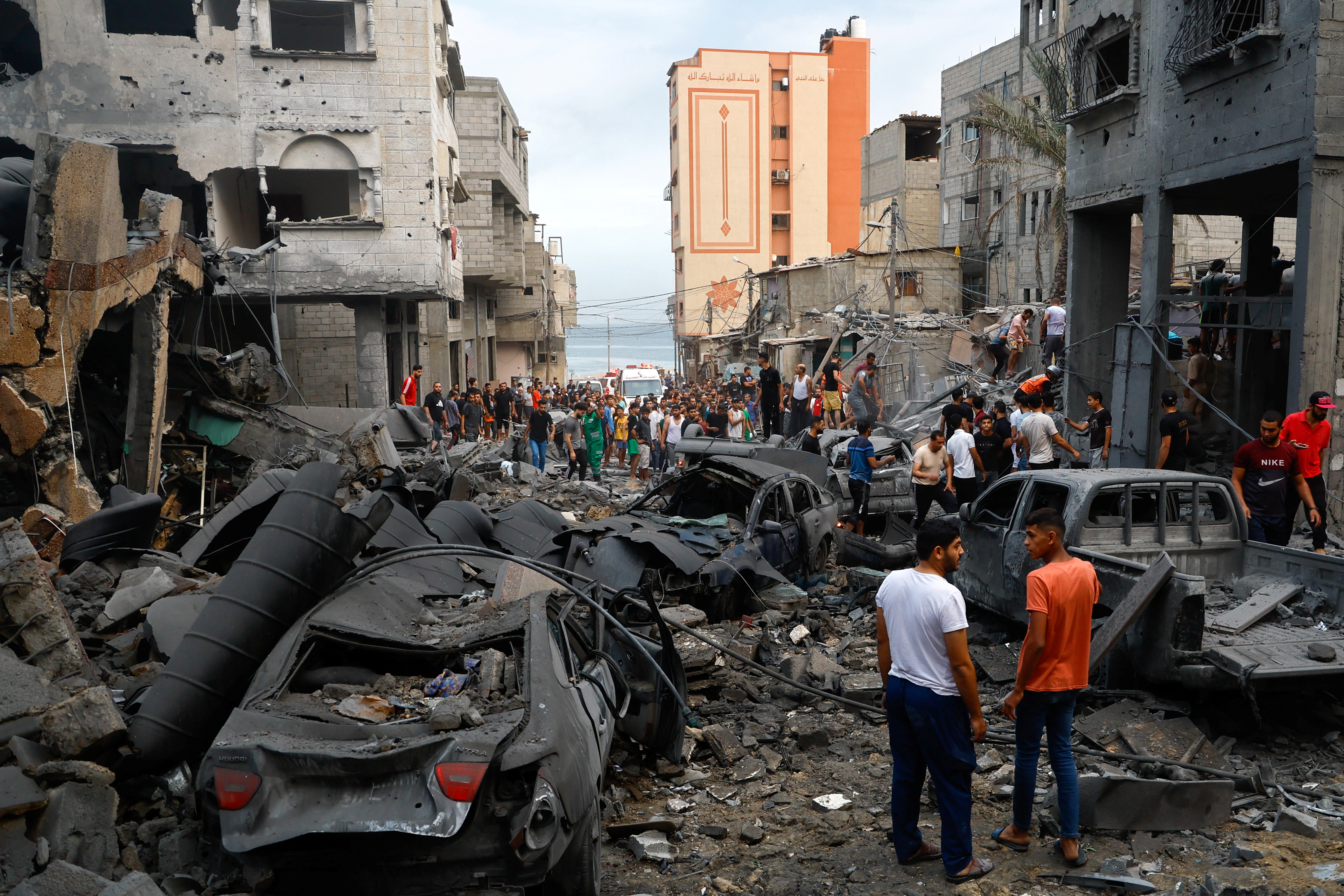 Aftermath of Israeli strikes in Gaza