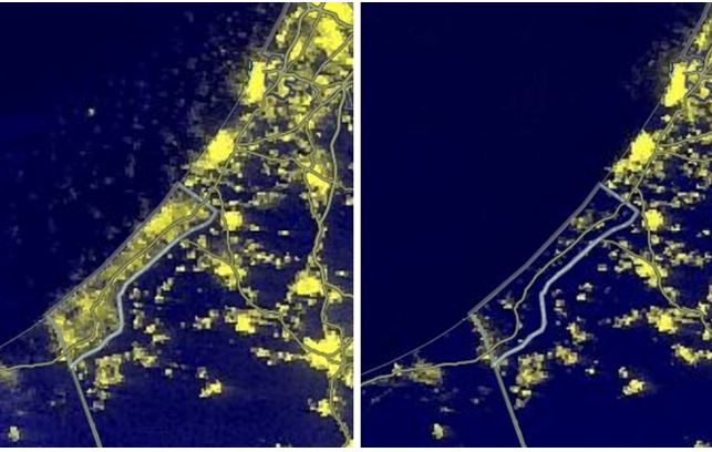 gaza satelitski snimci
