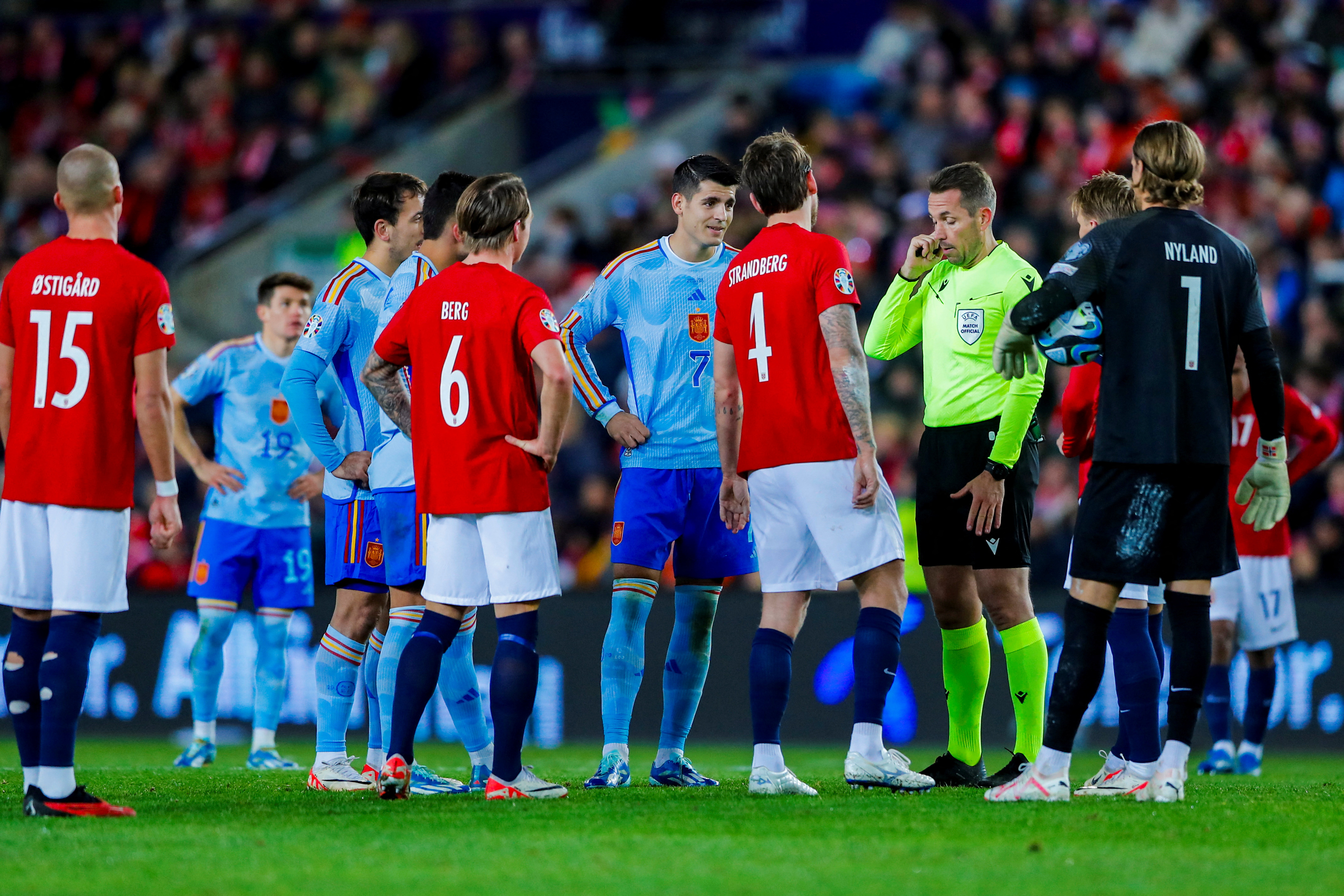 Euro 2024 Qualifier - Group A - Norway v Spain