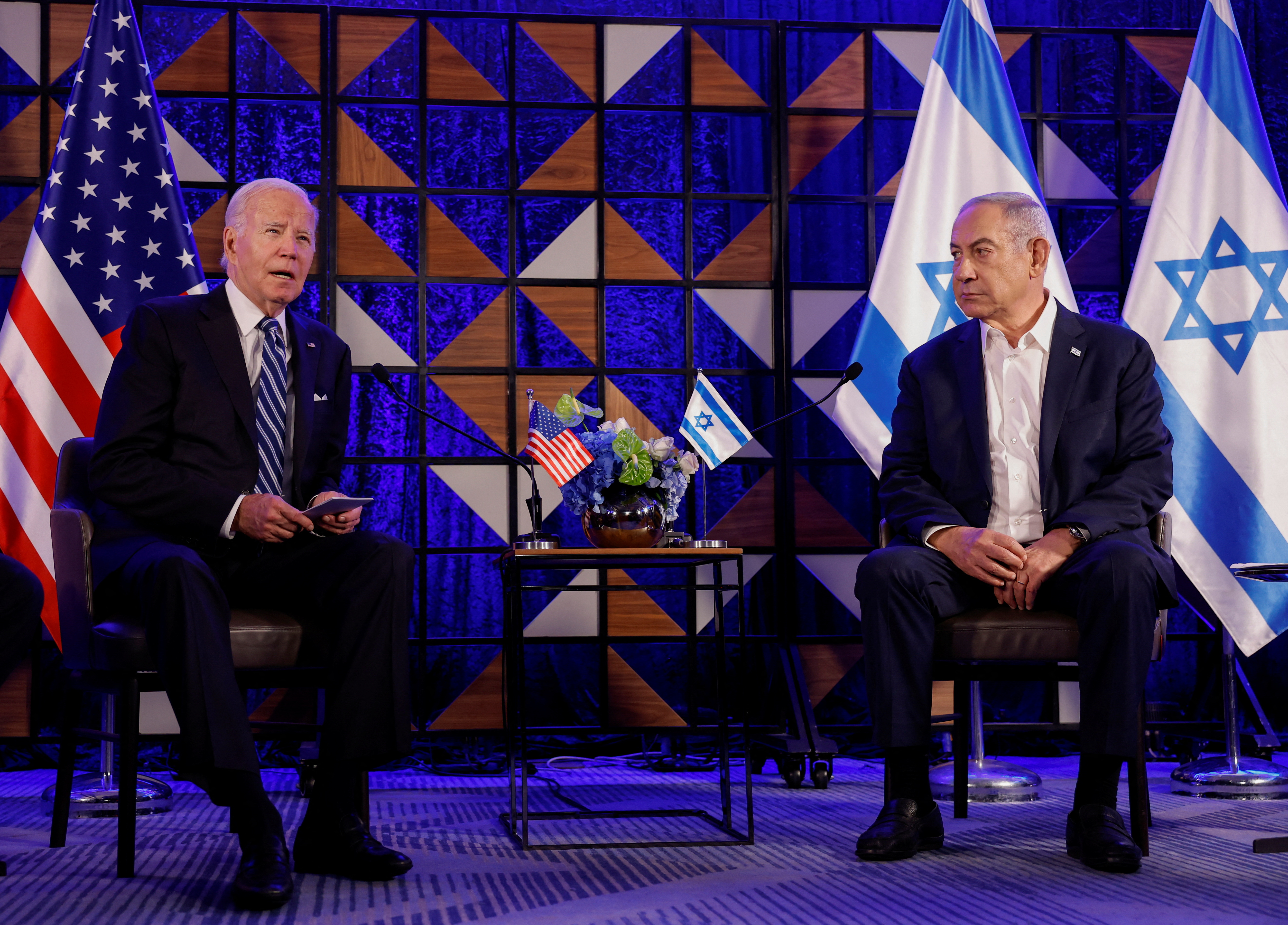 U.S. President Biden visits Israel amid the ongoing conflict between Israel and Hamas