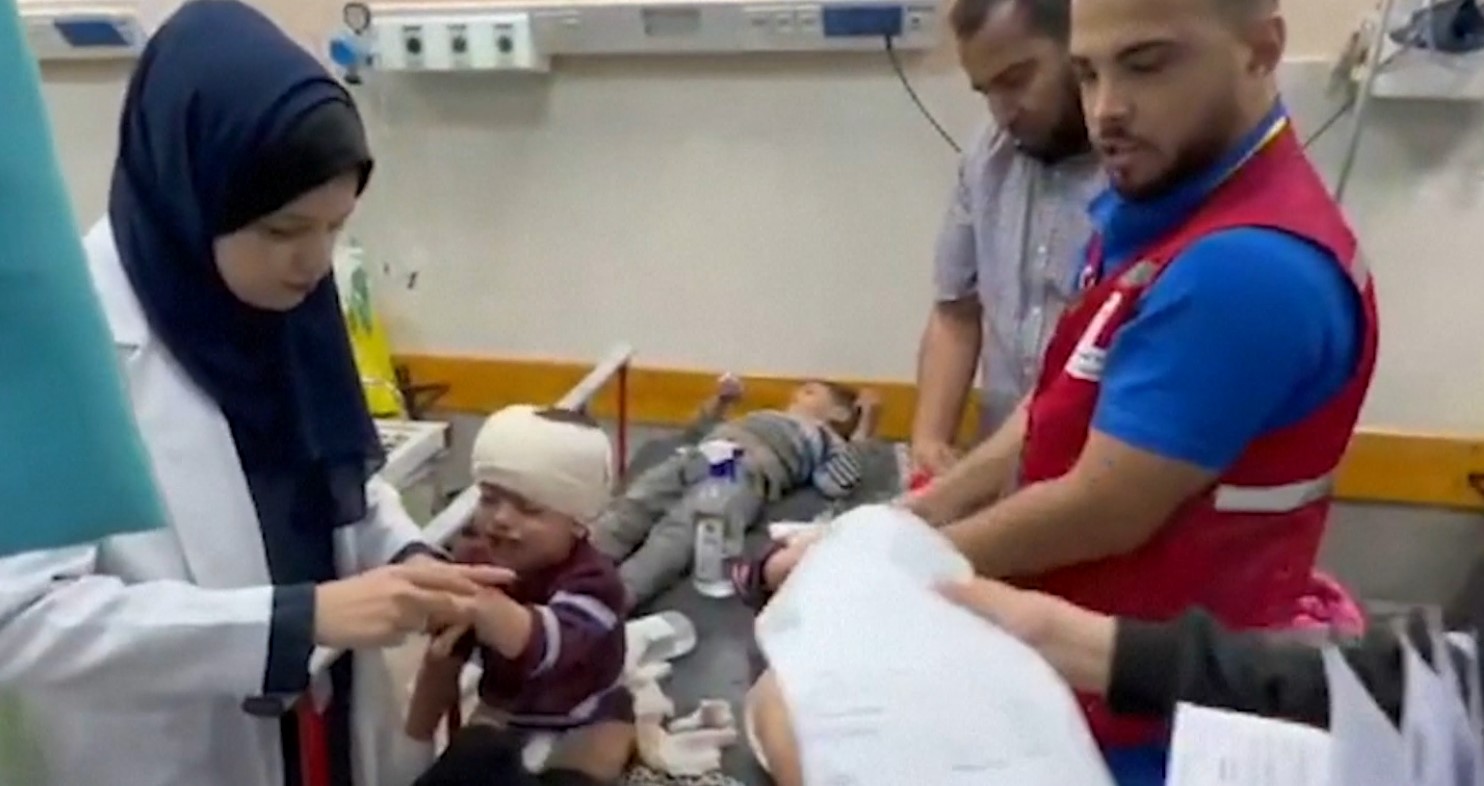 gaza djeca povrijeđeni