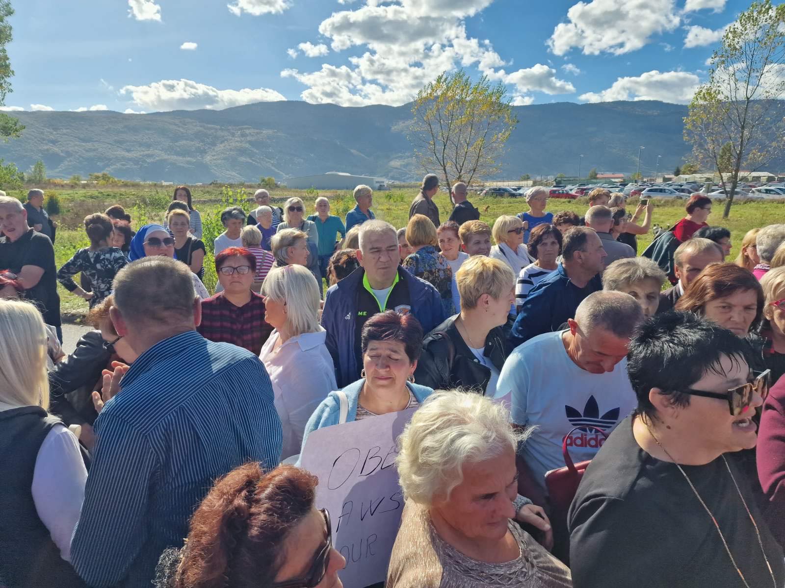 protest uposlenici mirovnih snaga