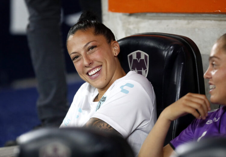 Spain's Jenni Hermoso plays with Pachuca in the LigaMX