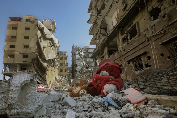 Aftermath of Israeli Bombardment in Gaza