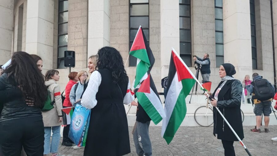 PROTEST PALESTINA ZAGREB