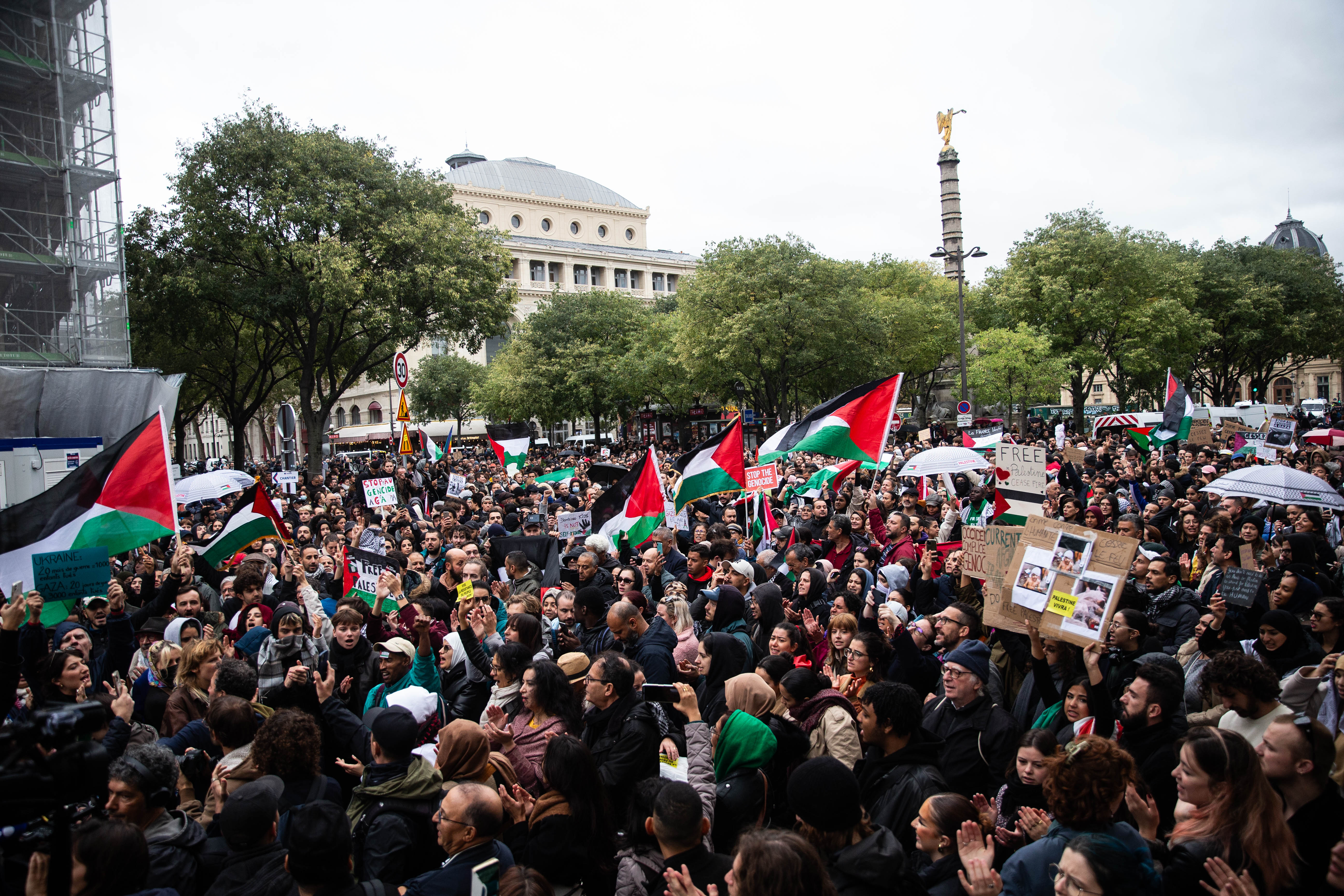 Uprkos zabrani: U Parizu protesti podrške Palestini