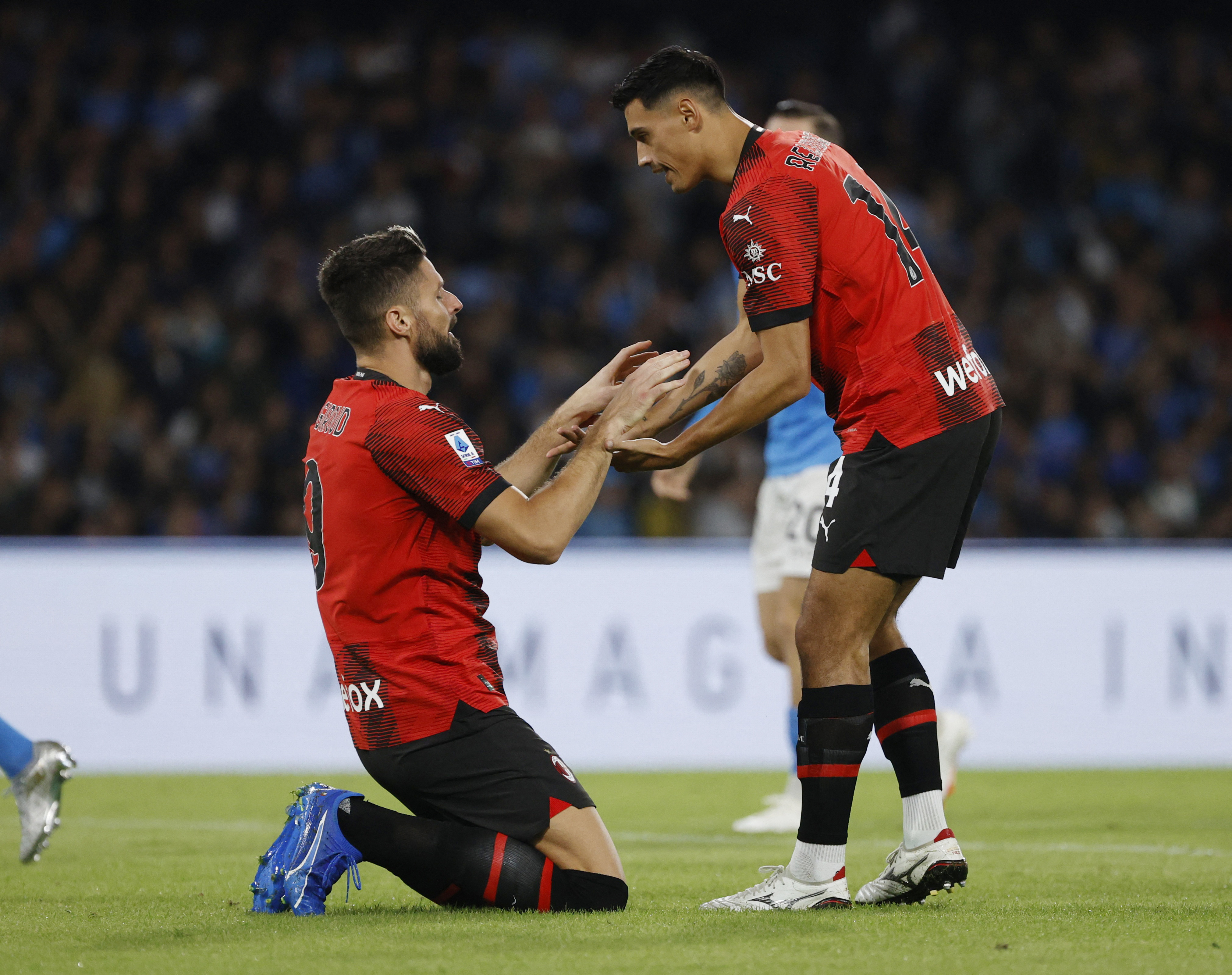 Serie A - Napoli v AC Milan