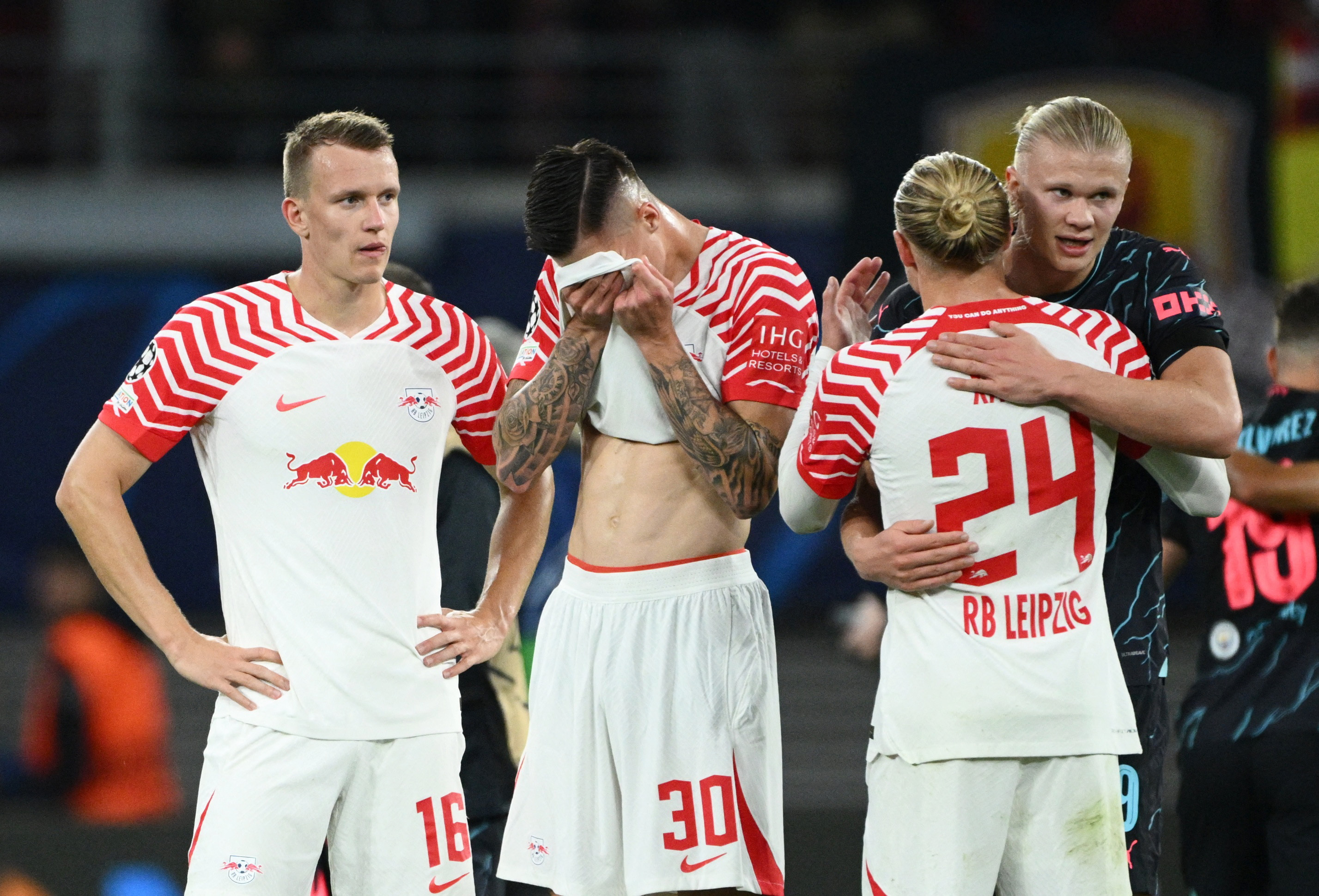Champions League - Group G - RB Leipzig v Manchester City