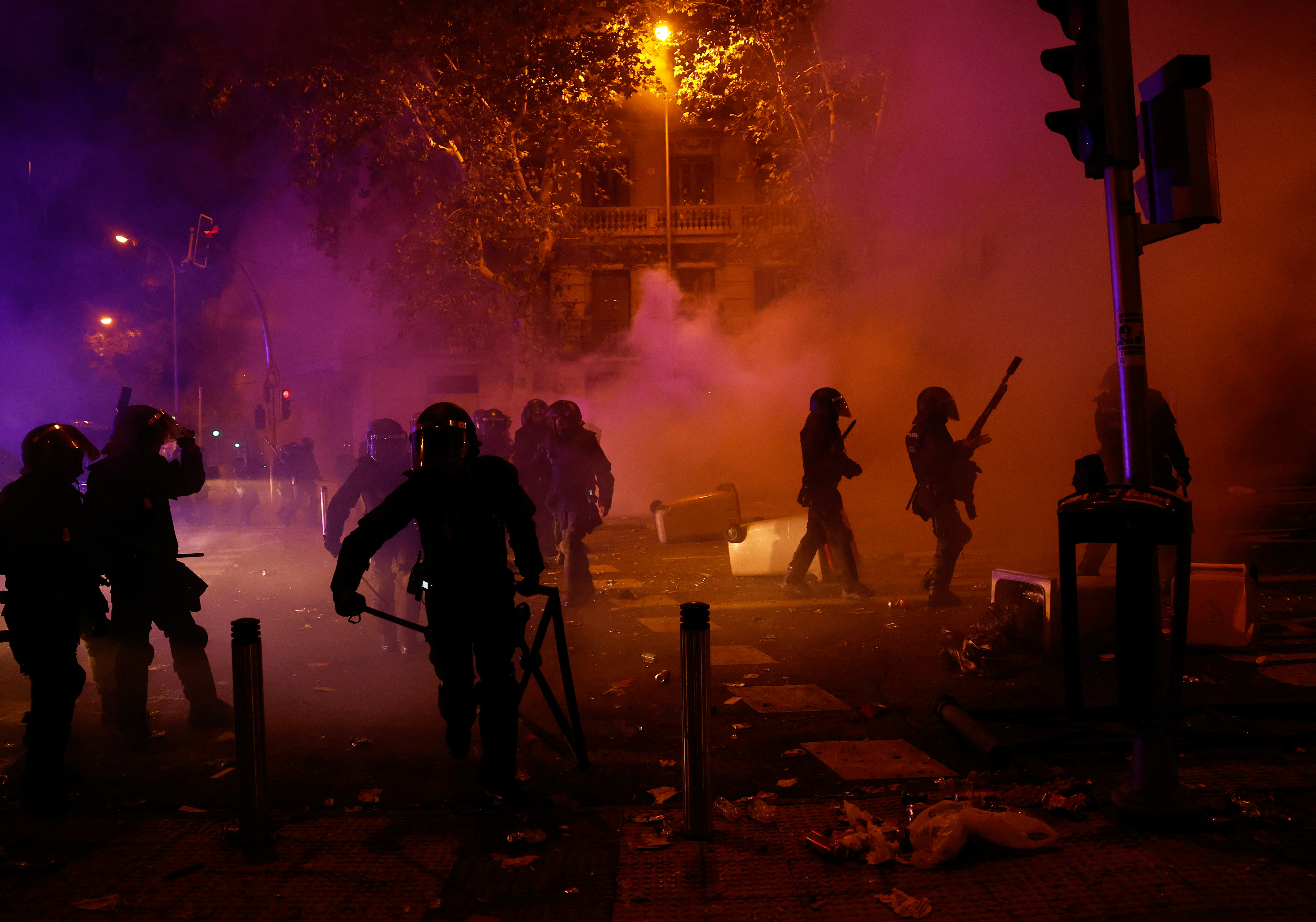 Protest against negotiations for amnesty of Catalan separatist leaders, in Madrid