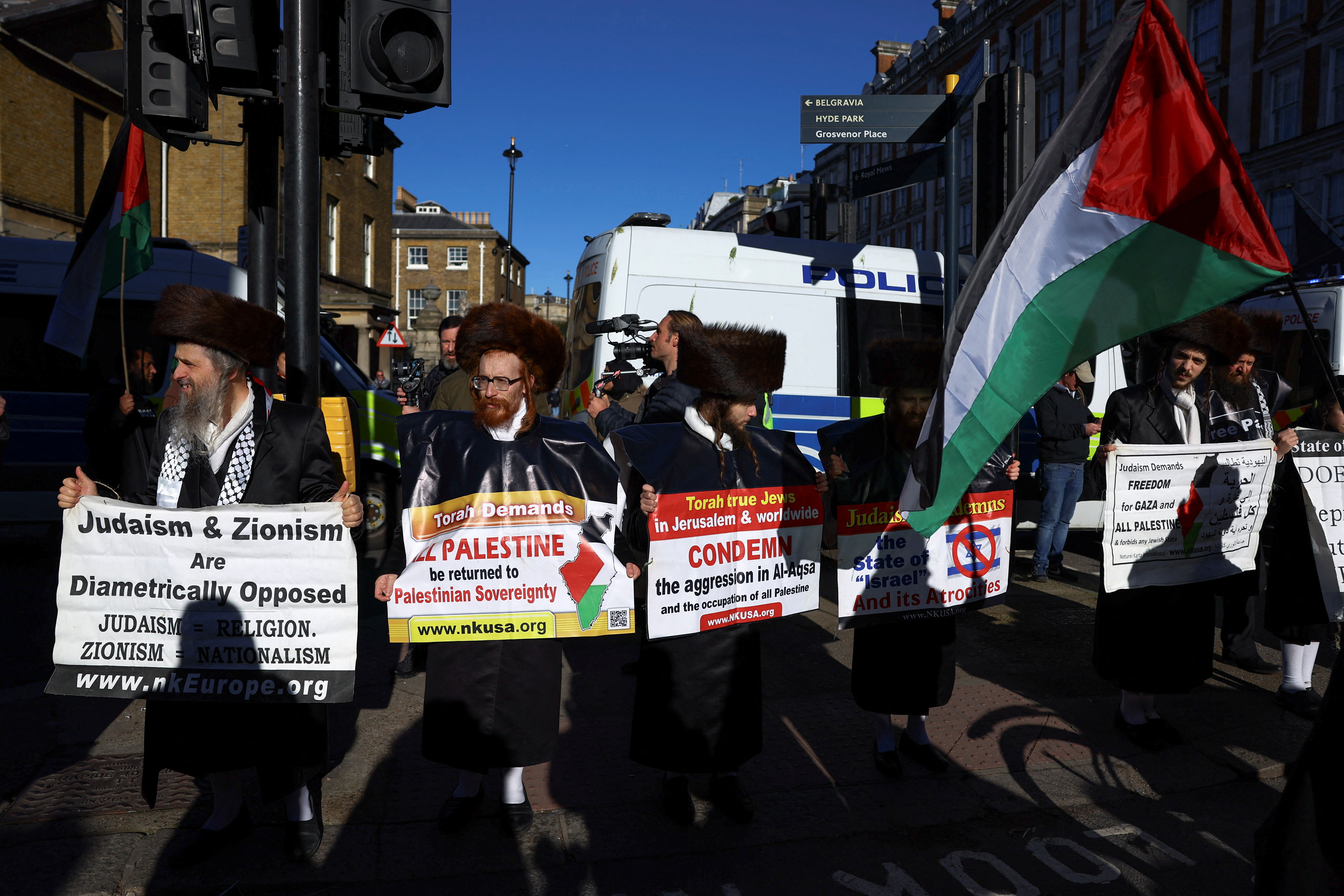 Pro-Palestinian demonstration in London