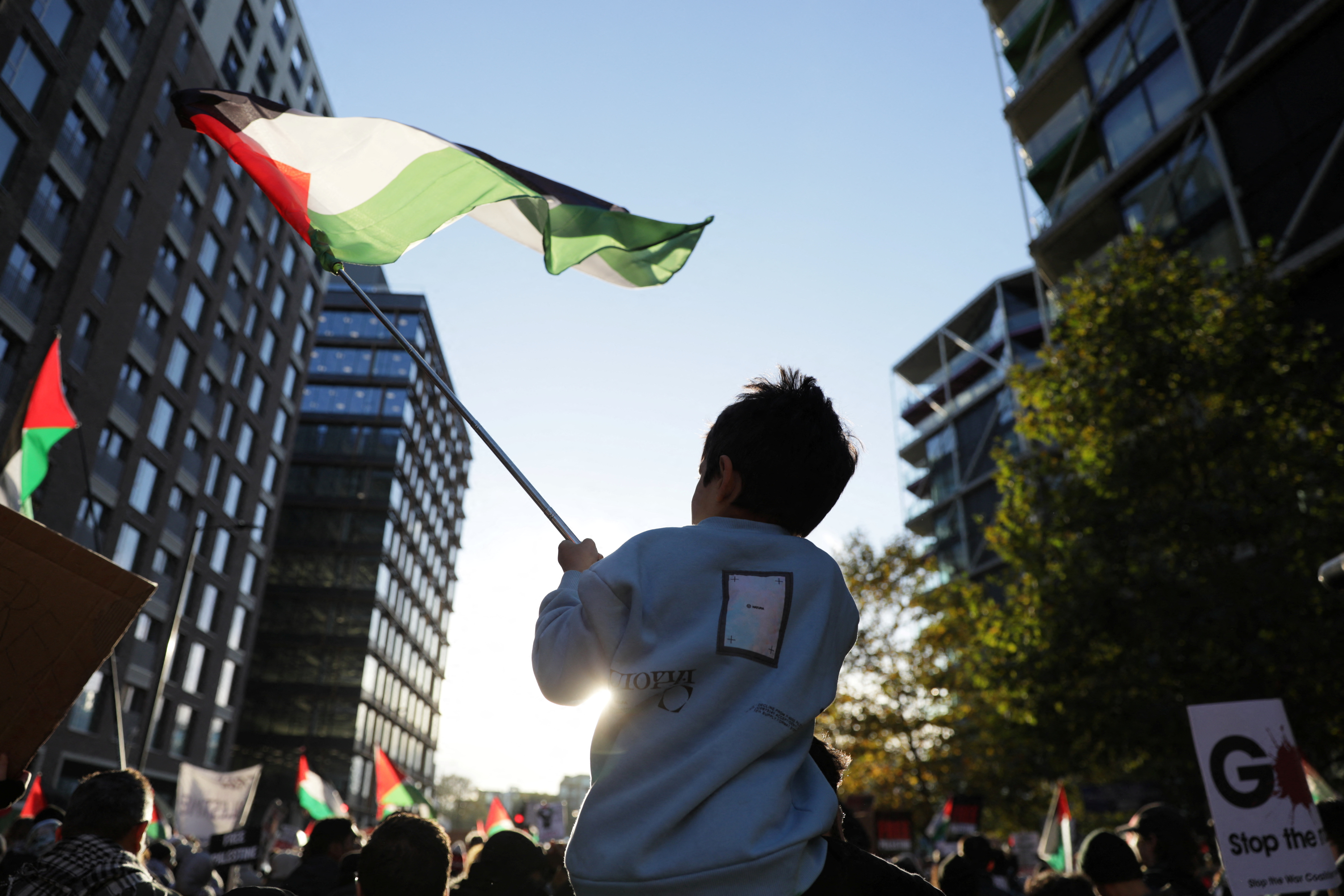Pro-Palestinian demonstration in London