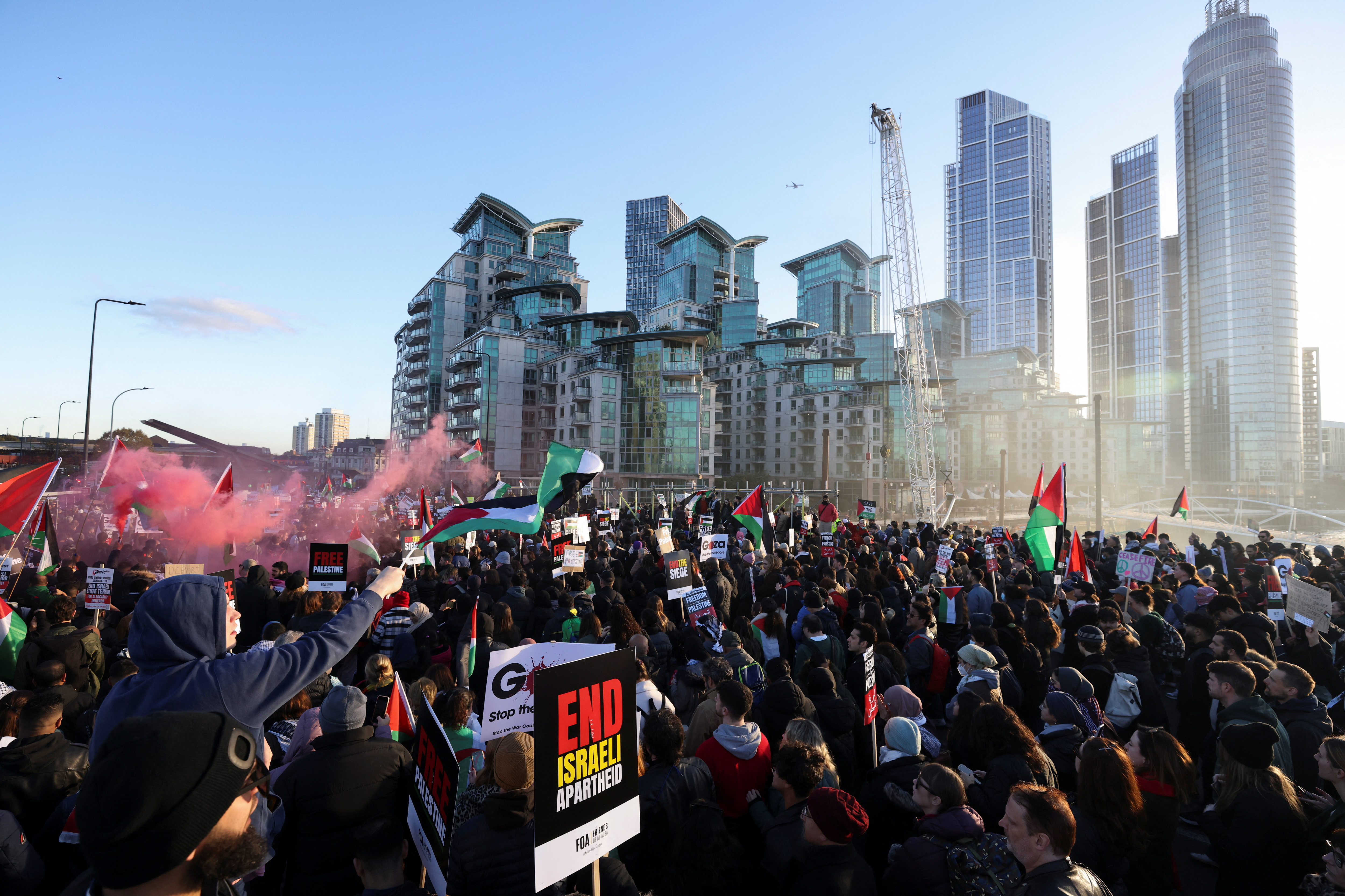 Pro-Palestinian demonstration is set to be held in London