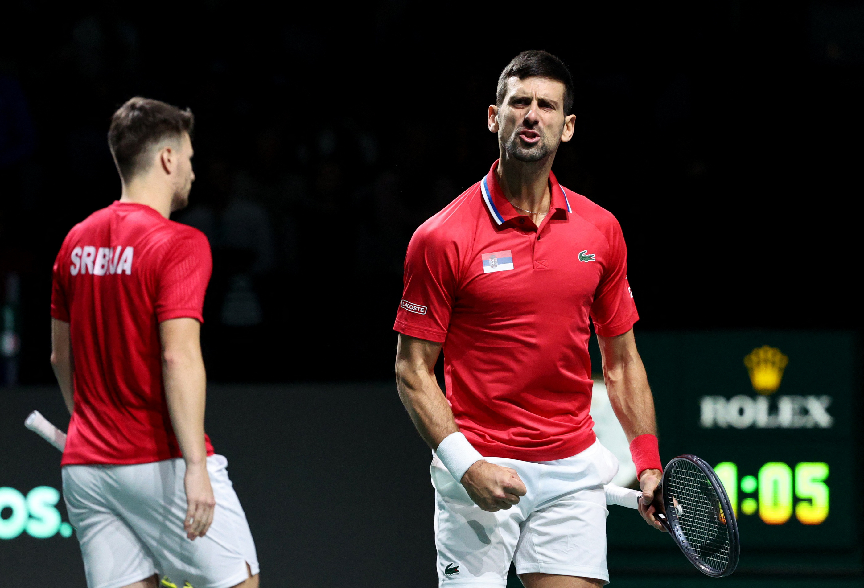 Davis Cup Finals - Semi Final - Serbia v Italy