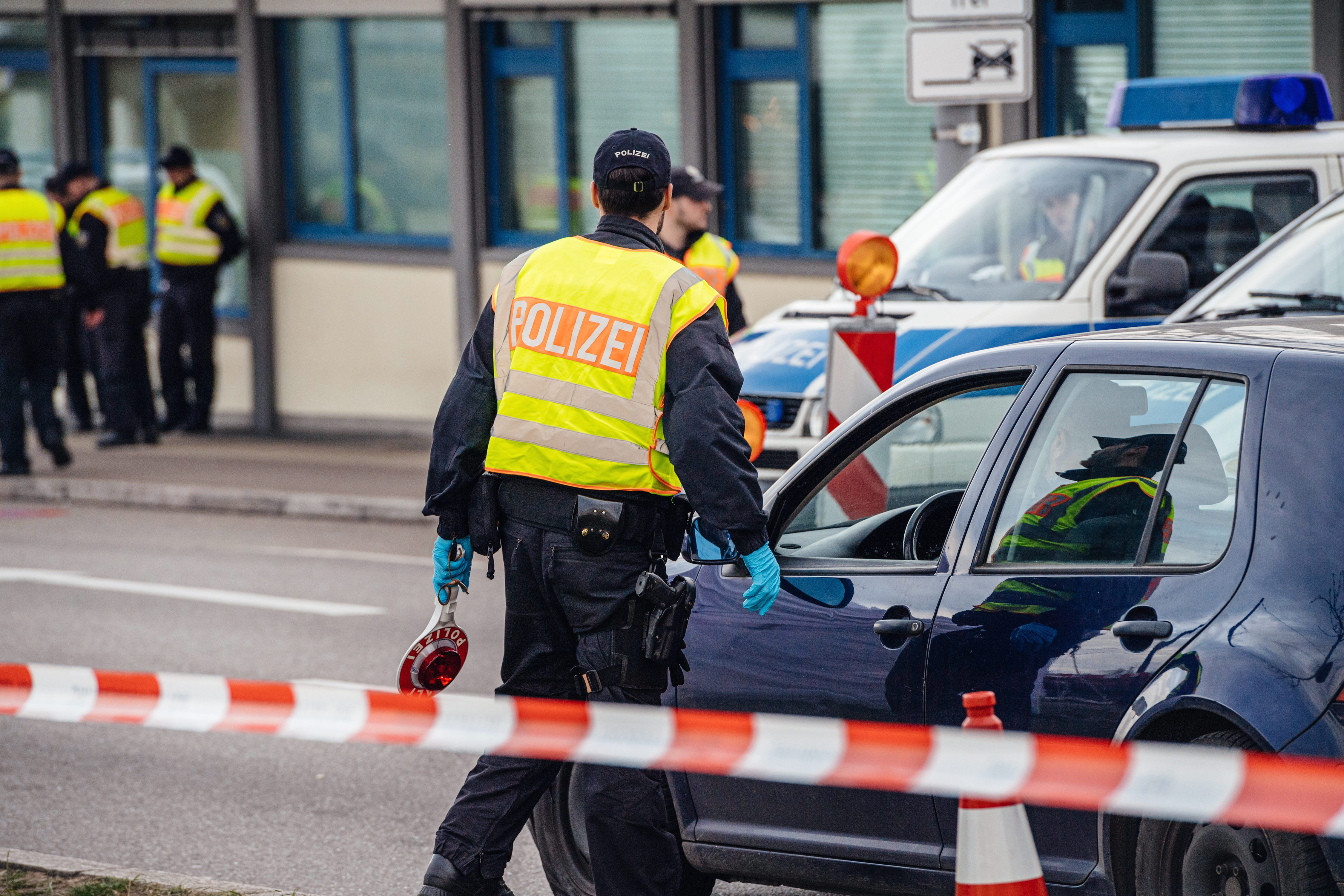 Kehl,,Germany,-,Mar,16,,2020:,Officer,Of,The,Federal