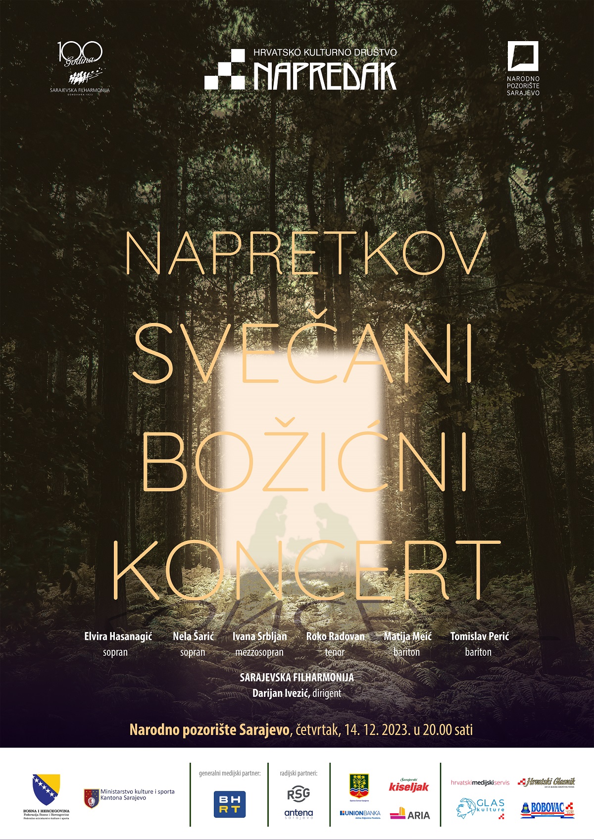 PLAKAT Napretkov svečani božićni koncert