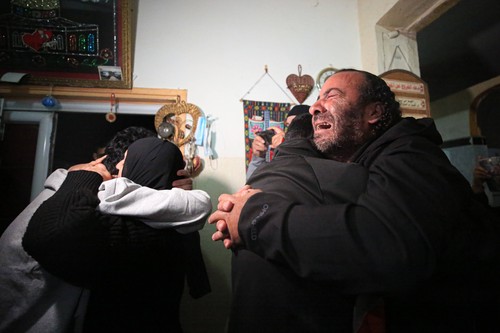 39 Palestinians released from Israeli prisons in a third batch o JERUSALEM - NOVEMBER 26: Kassam Avar and his brother Na