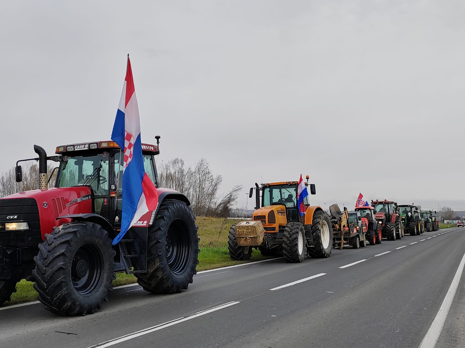 PROTEST POLJOPRIVREDNIKA U HRVATSKOJ