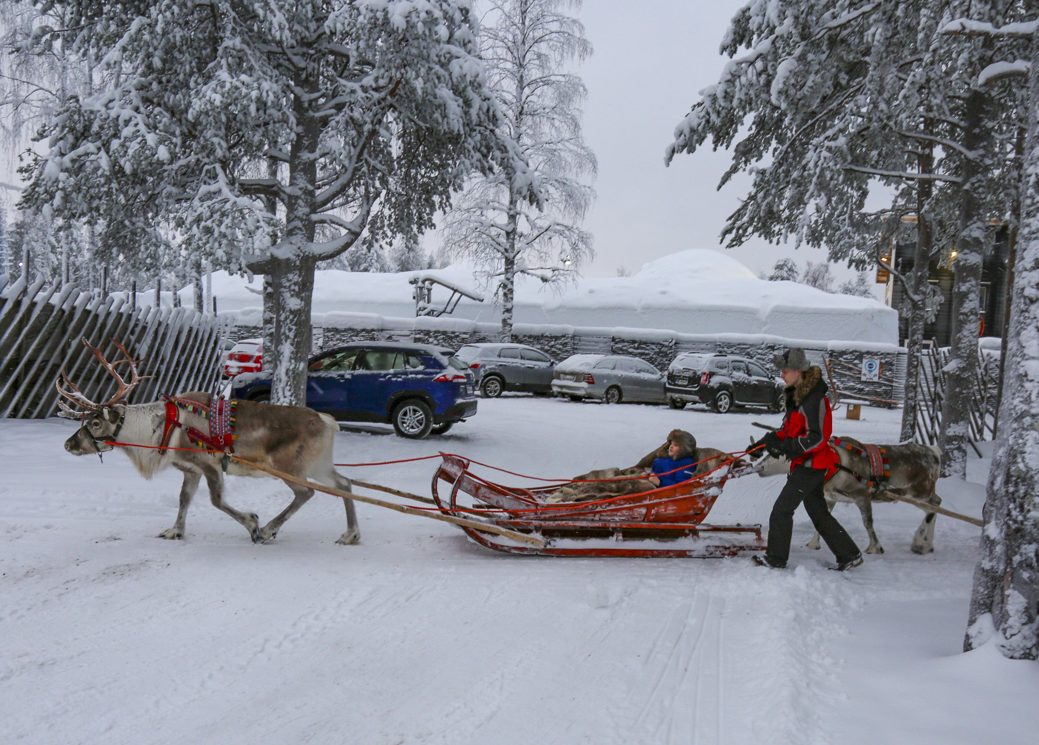 Bajkoviti finski grad Rovaniemi, snježni dom Djeda Mraza