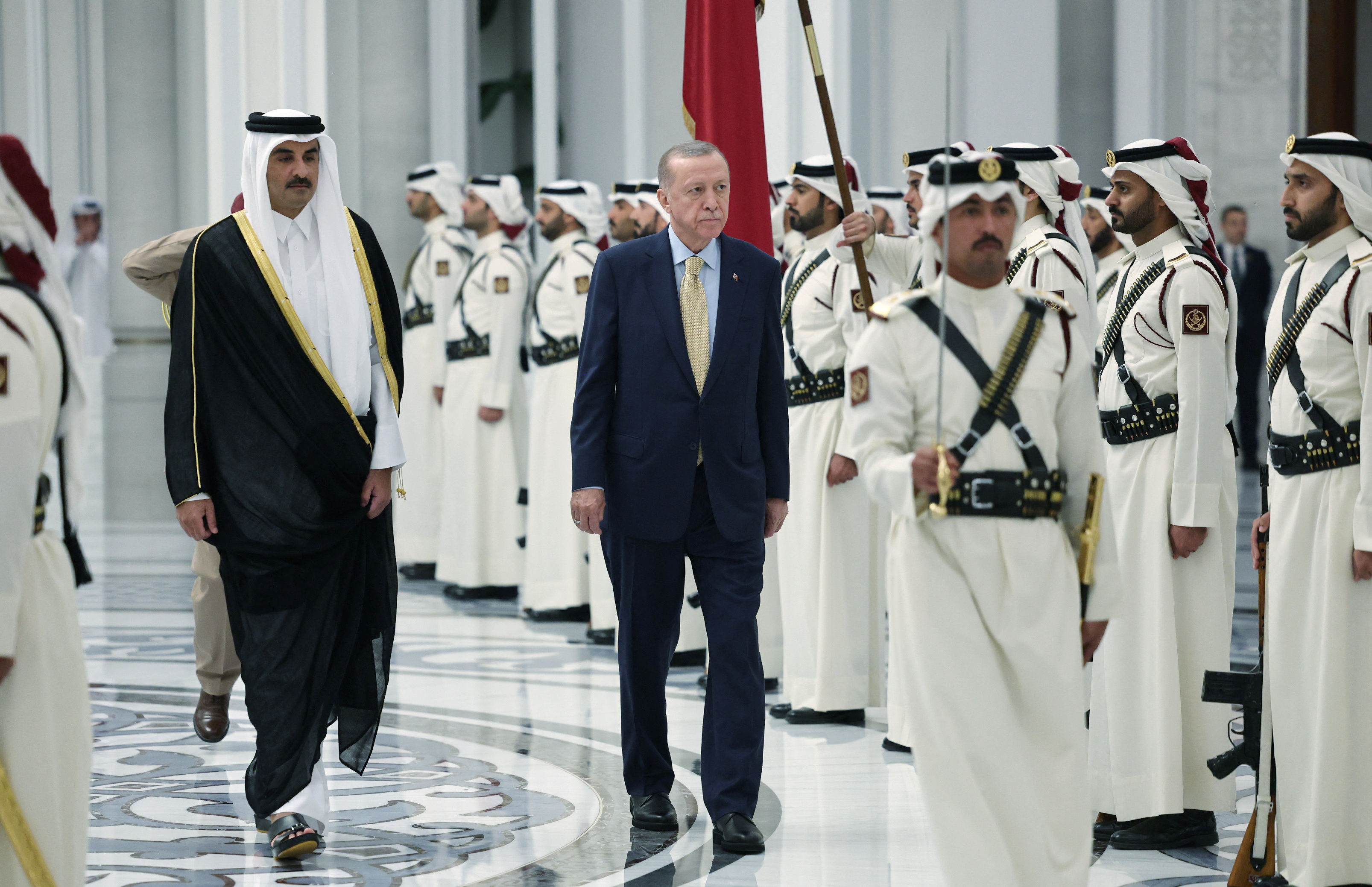 Turkish President Erdogan visits Qatar