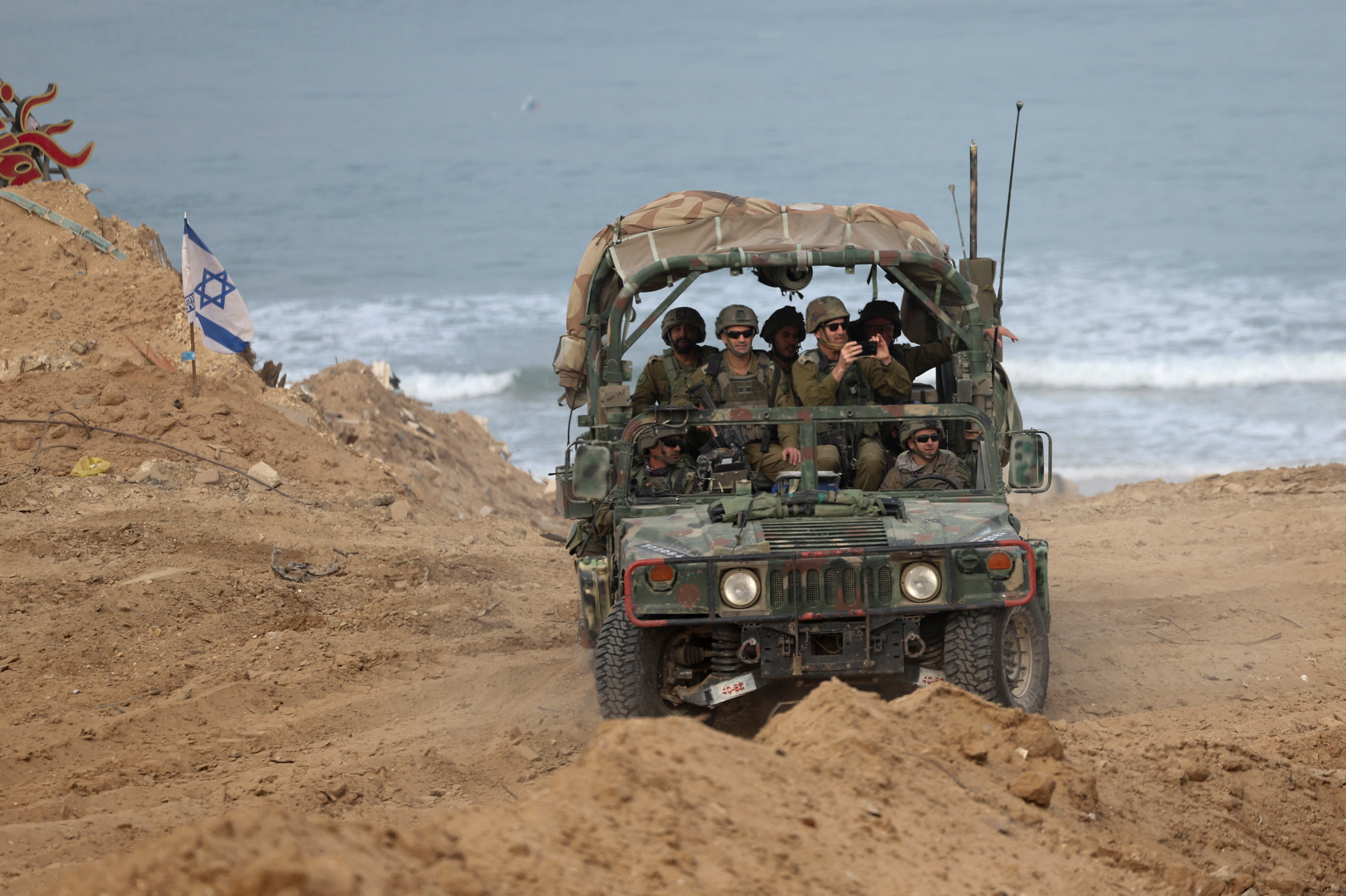 Ground operation of the Israeli army against Palestinian Islamist group Hamas in northern Gaza
