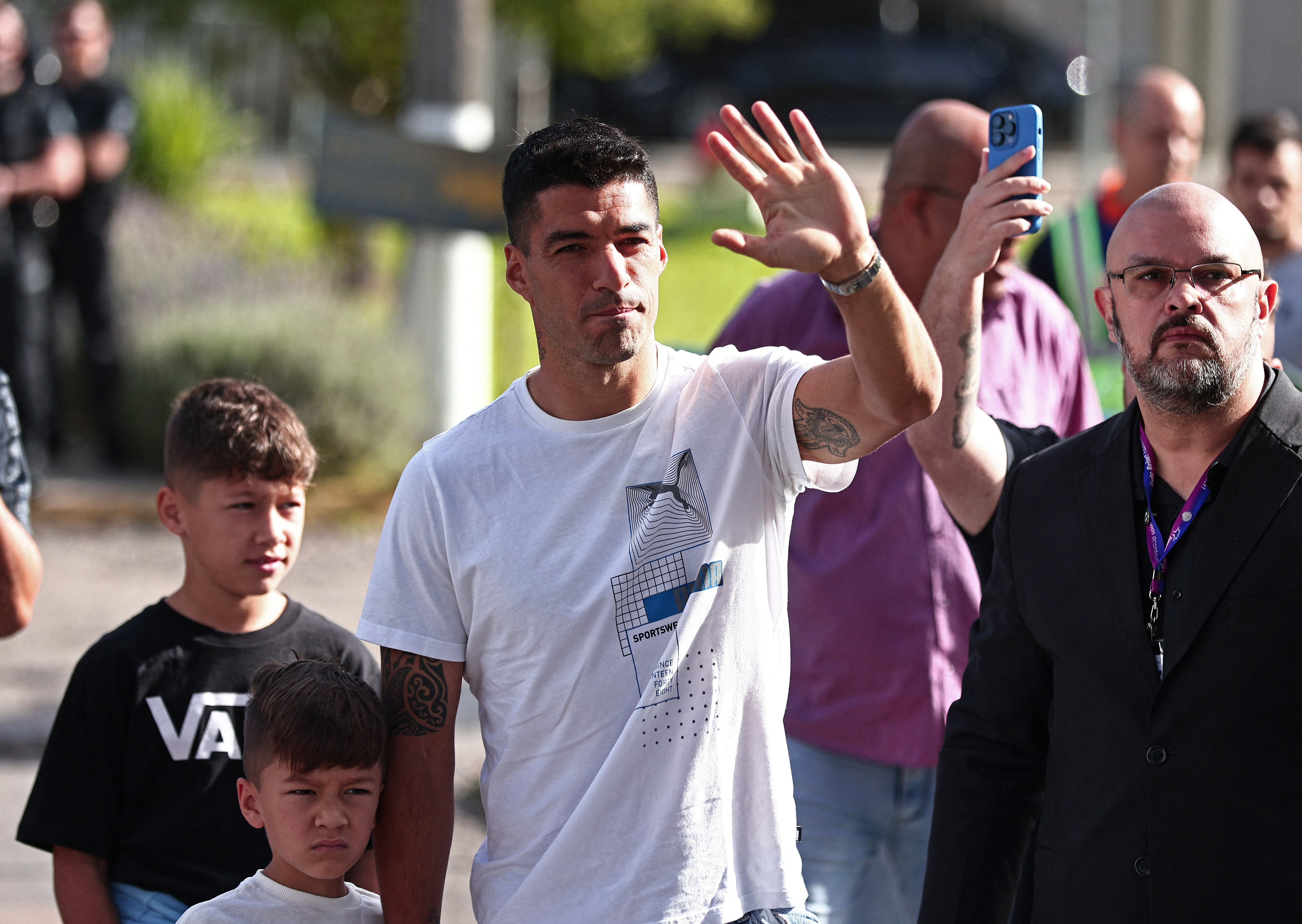 Gremio's Luis Suarez Farewell