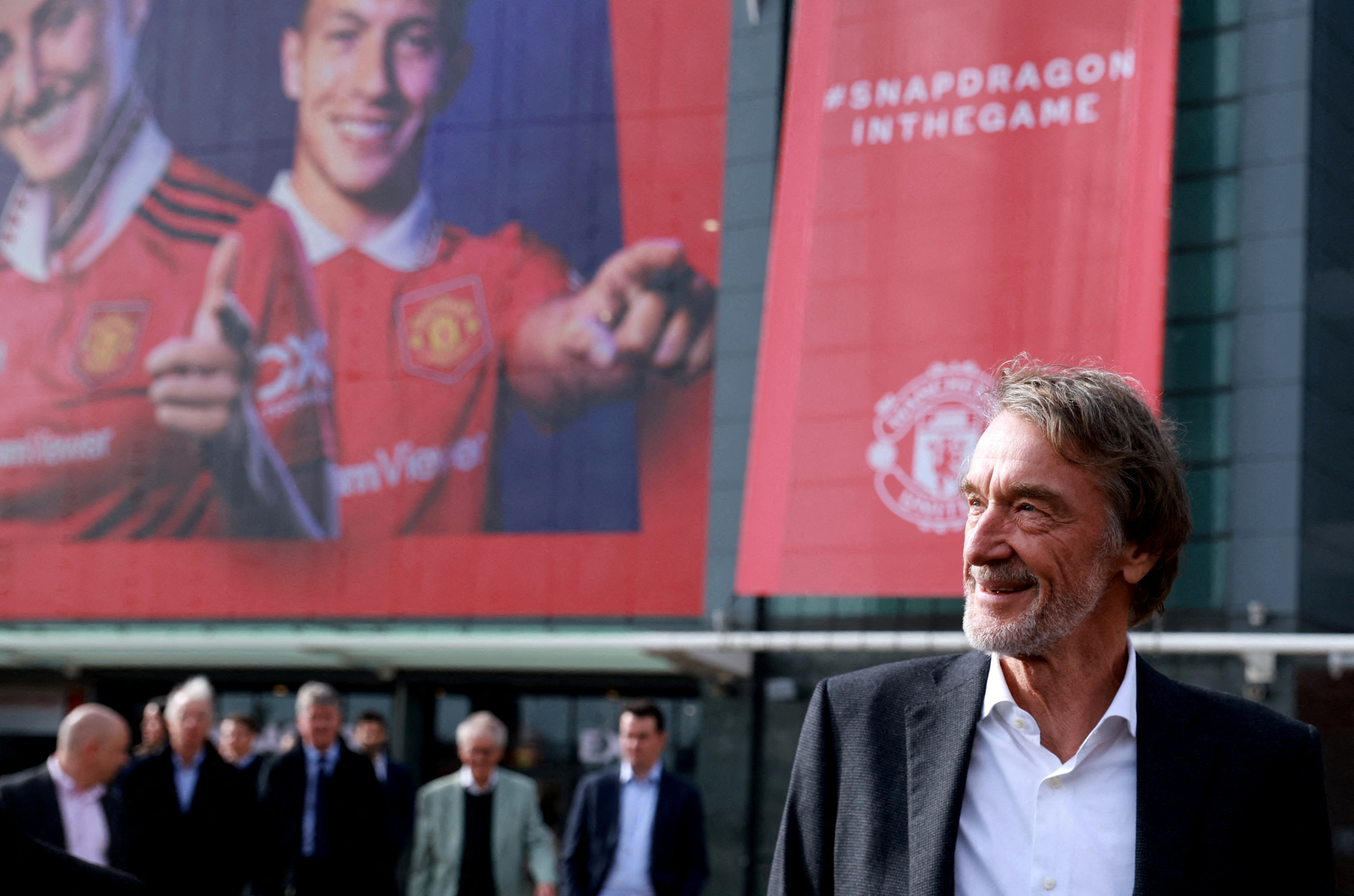 FILE PHOTO: Ineos chairman Jim Ratcliffe is pictured at Old Trafford