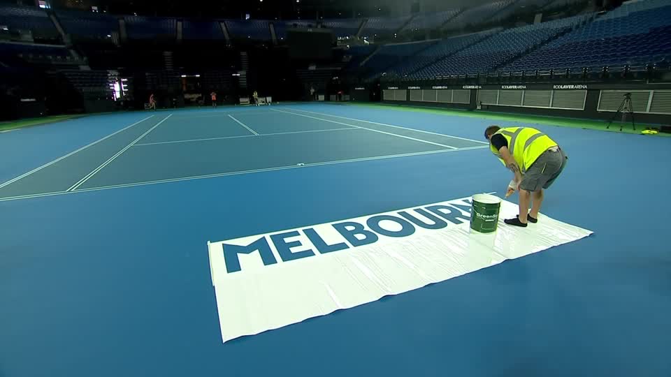 Melbourne Park gets spruced up for Australian Open 2024