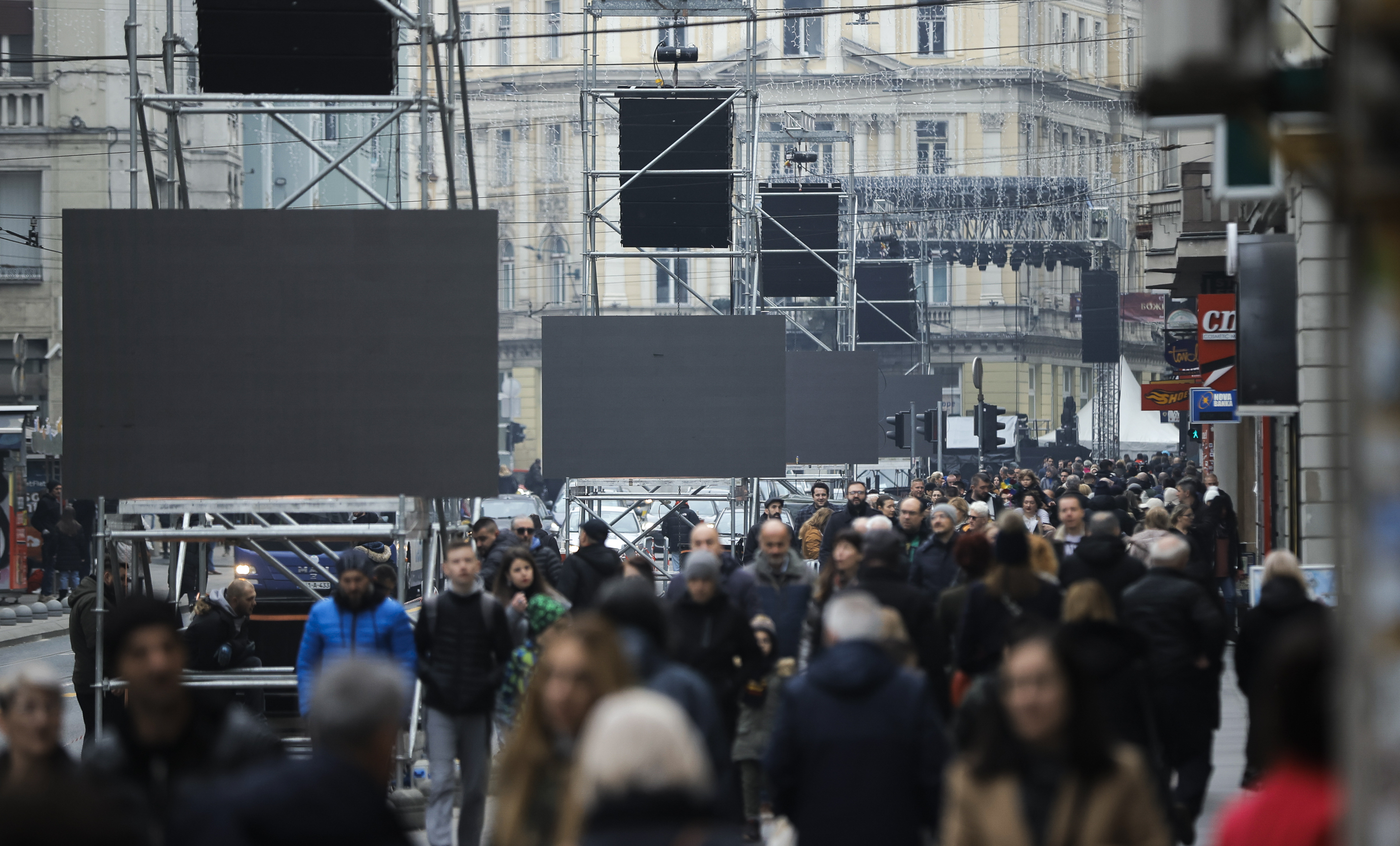 Praznična atmosfera u Sarajevu: U glavnom bh. gradu veliki broj turista za Novu godinu