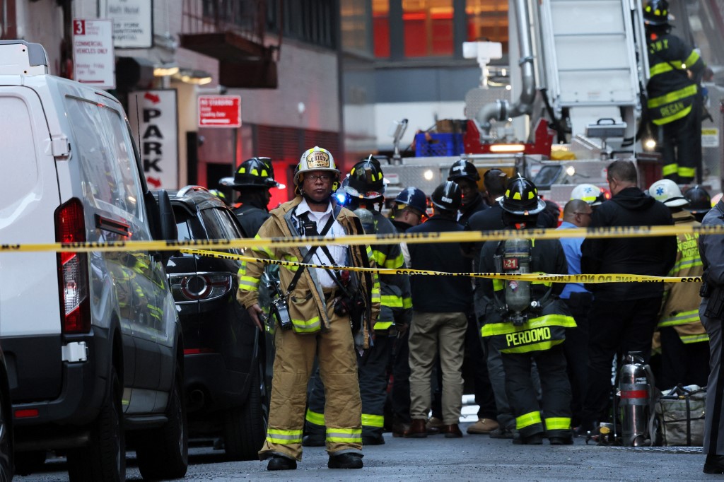Parking Garage Collapse In Downtown Manhattan Leaves At Least One Dead And Multiple Injuries