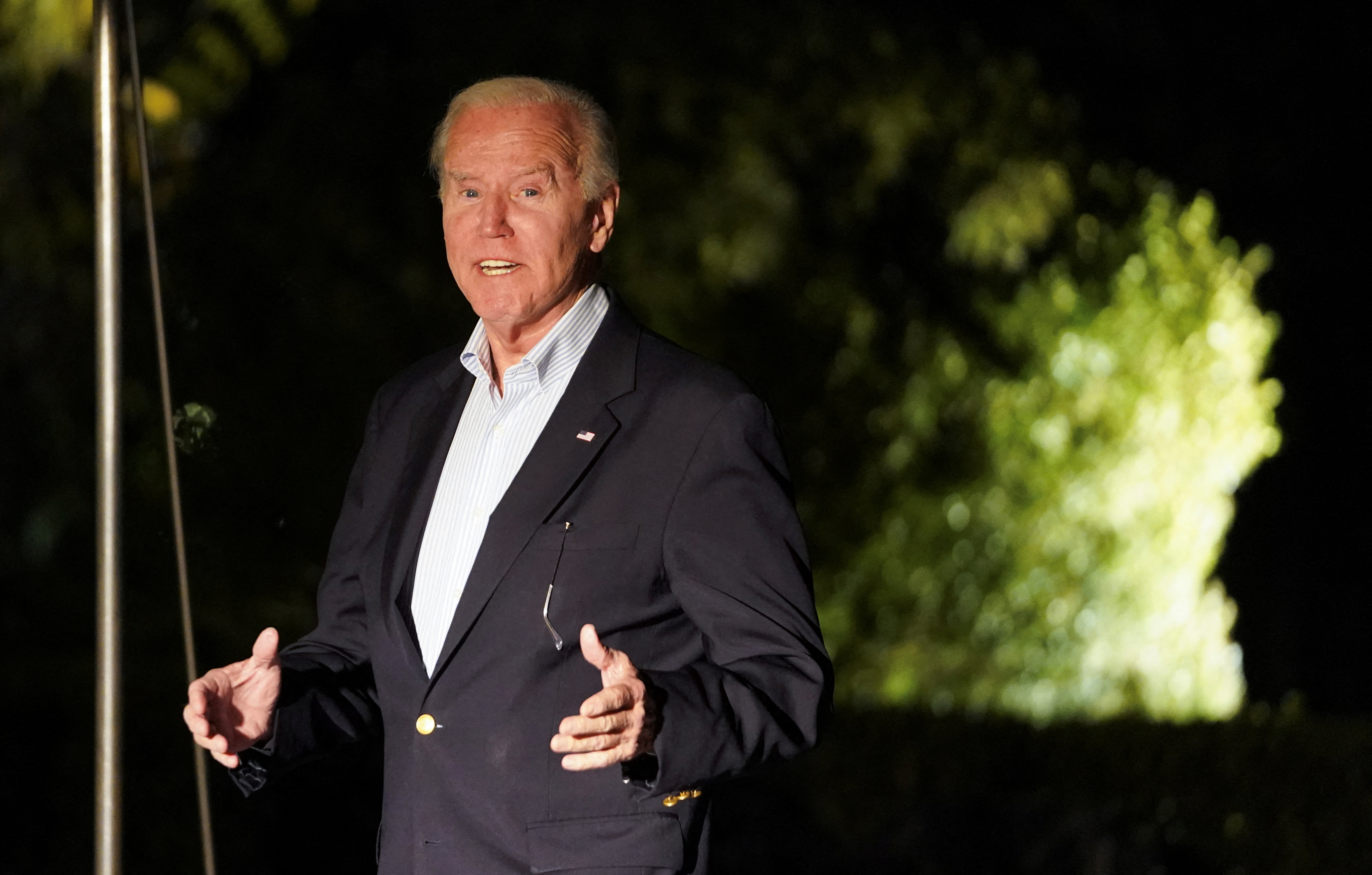 President Biden returns to the White House in Washington