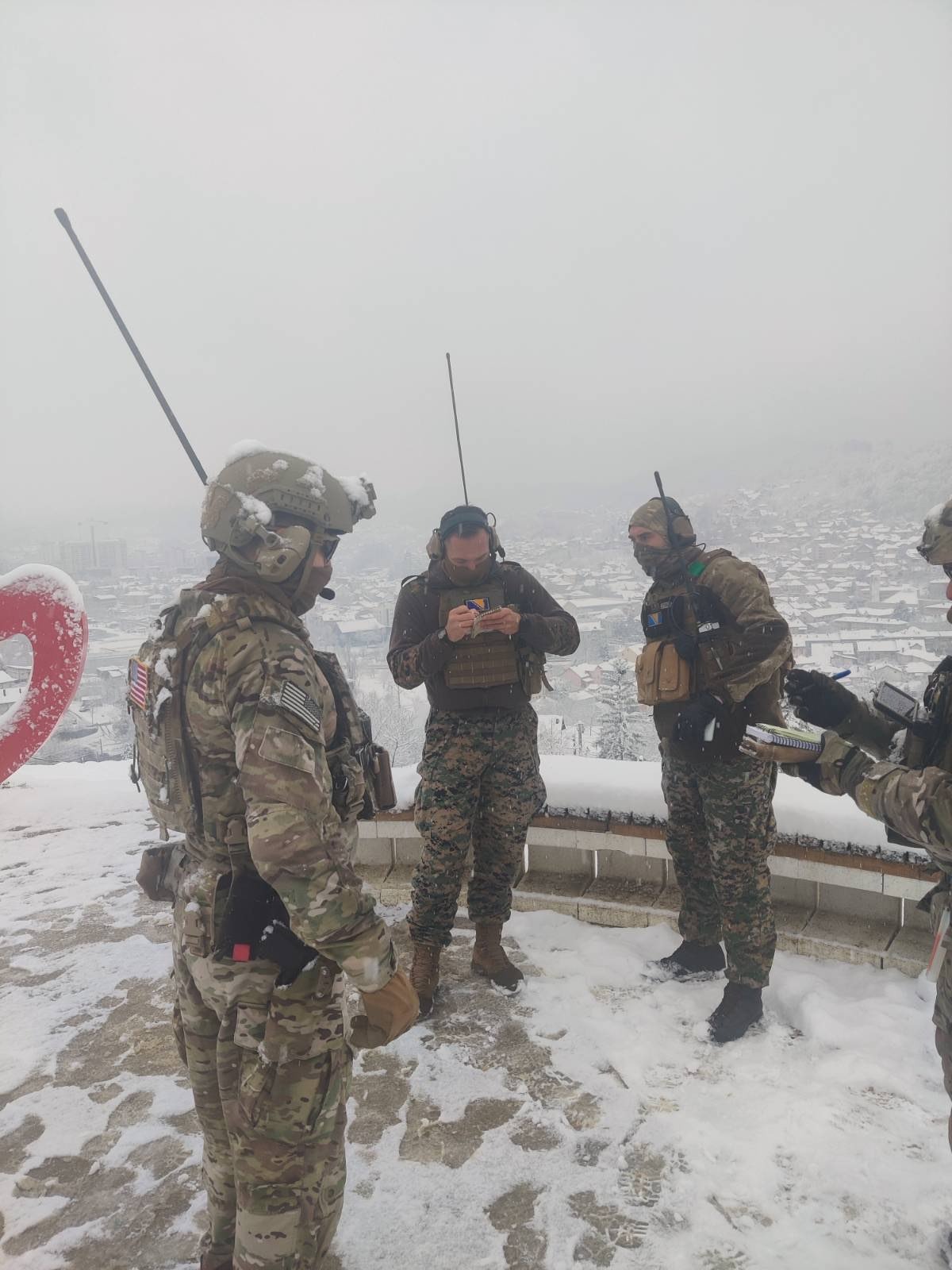 Vježba Vojske SAD-a i OS BiH (Ambasada SAD-a u BiH)