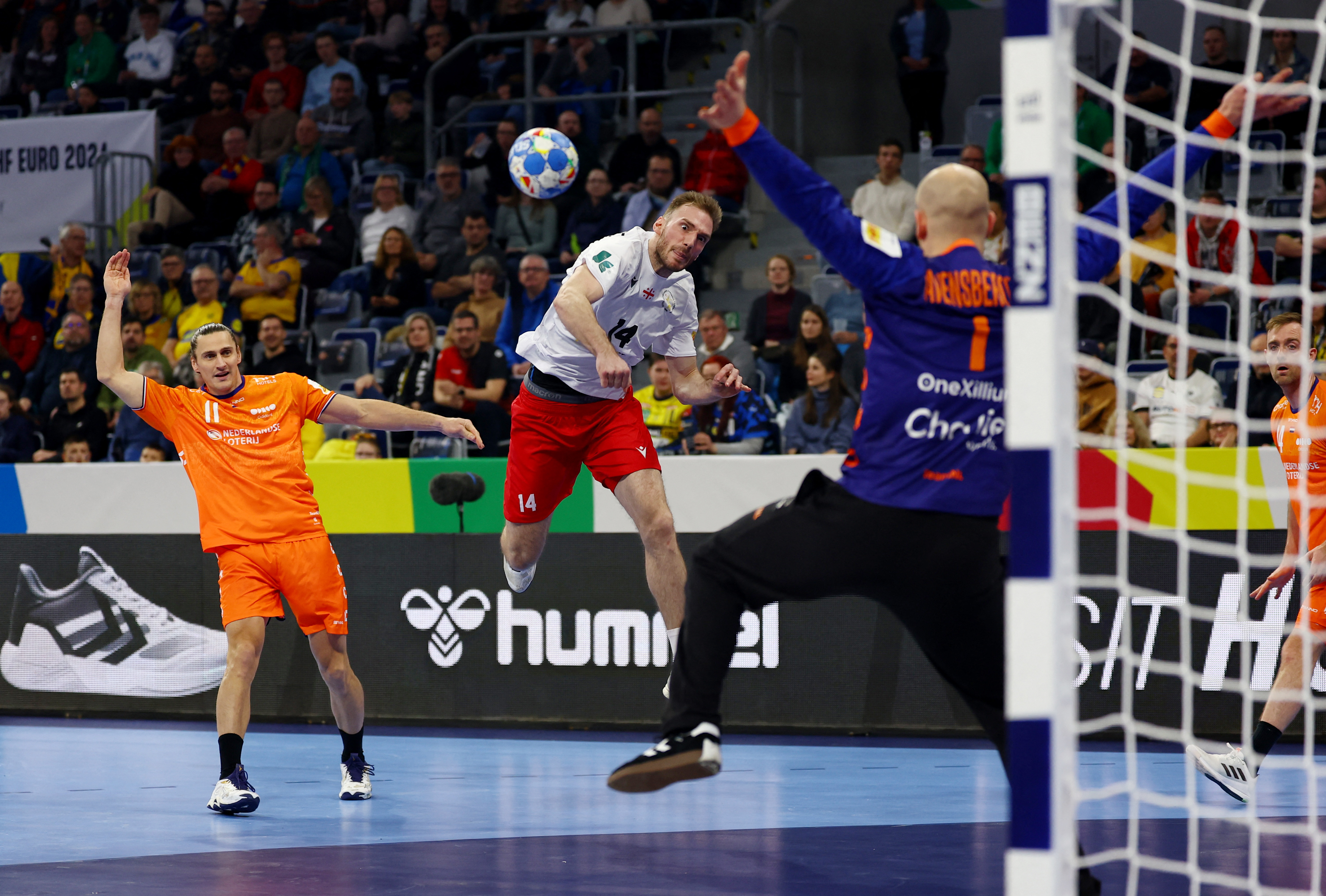 EHF 2024 Men's European Handball Championship - Preliminary Round - Group E - Netherlands v Georgia