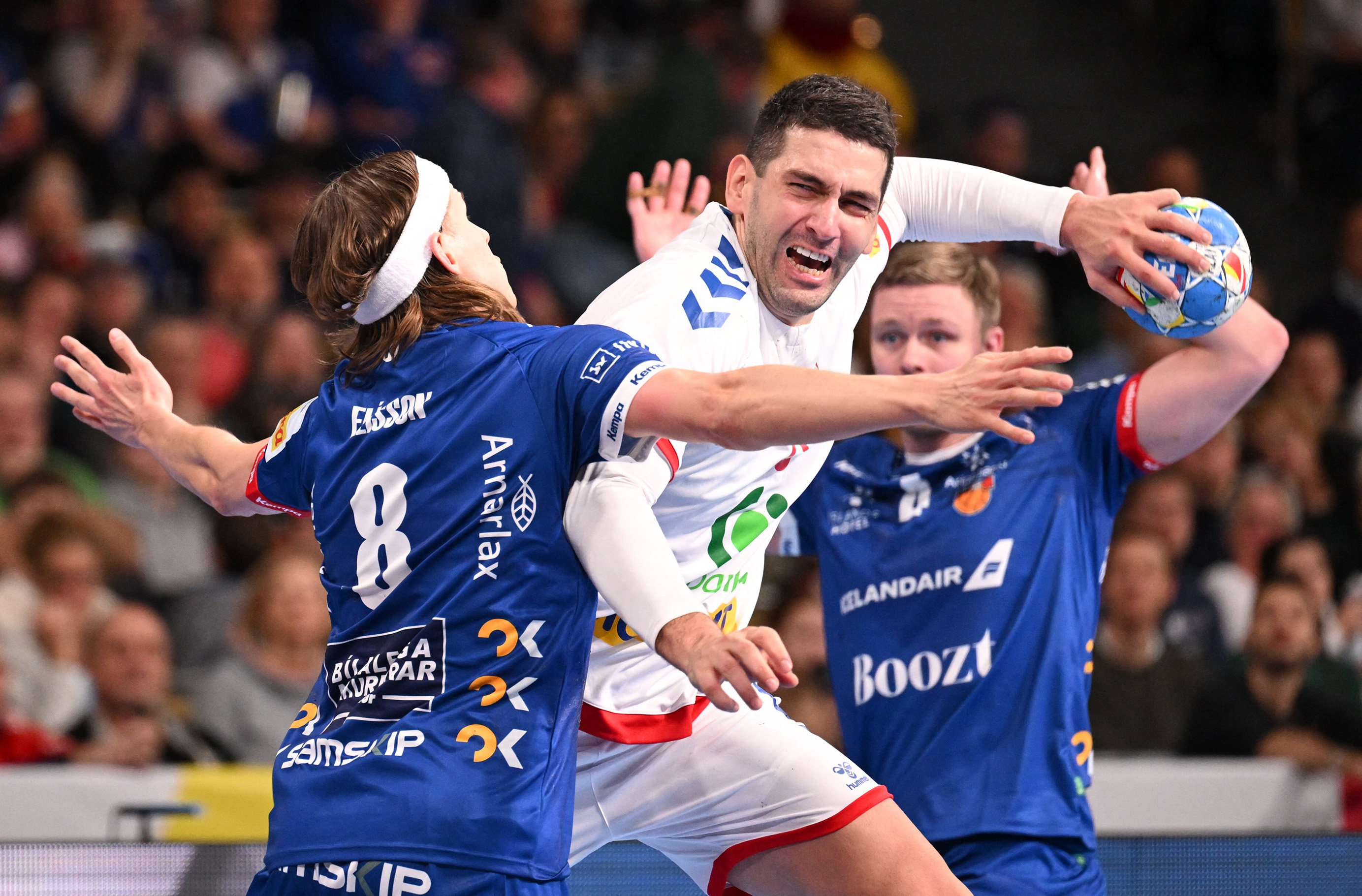 EHF 2024 Men's European Handball Championship - Preliminary Round - Group C - Iceland v Serbia