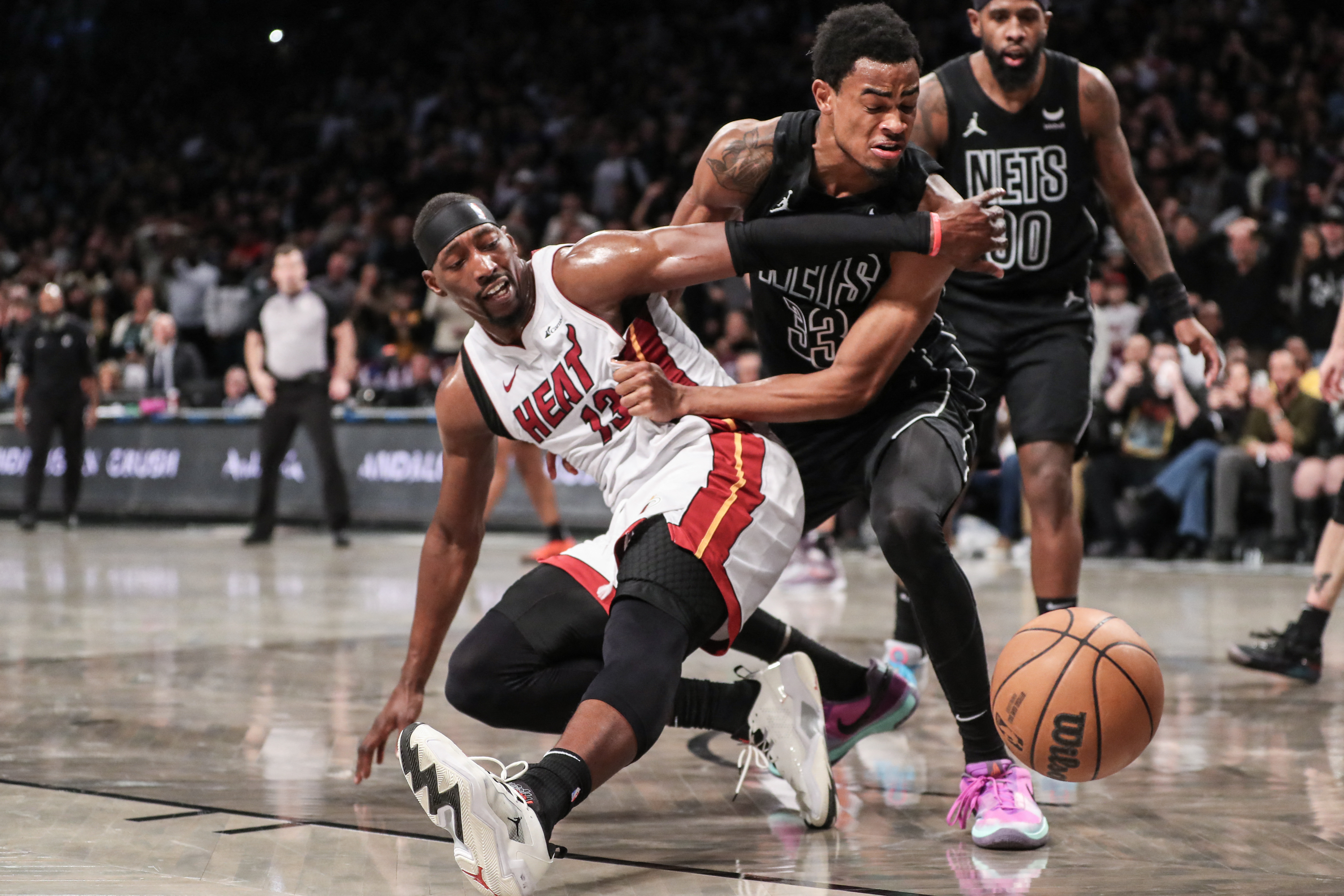 NBA: Miami Heat at Brooklyn Nets