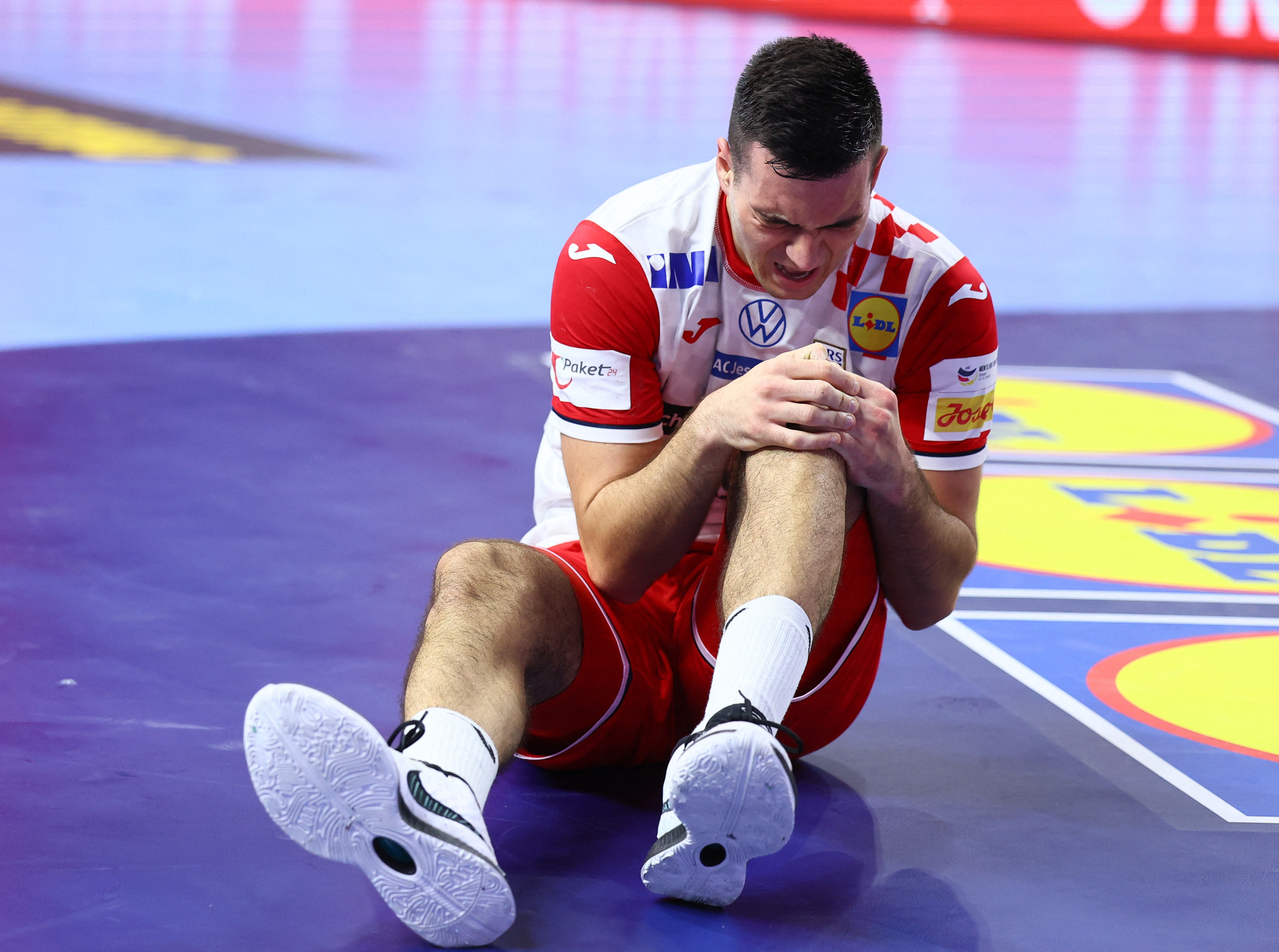 EHF 2024 Men's European Handball Championship - Main Round - France v Croatia