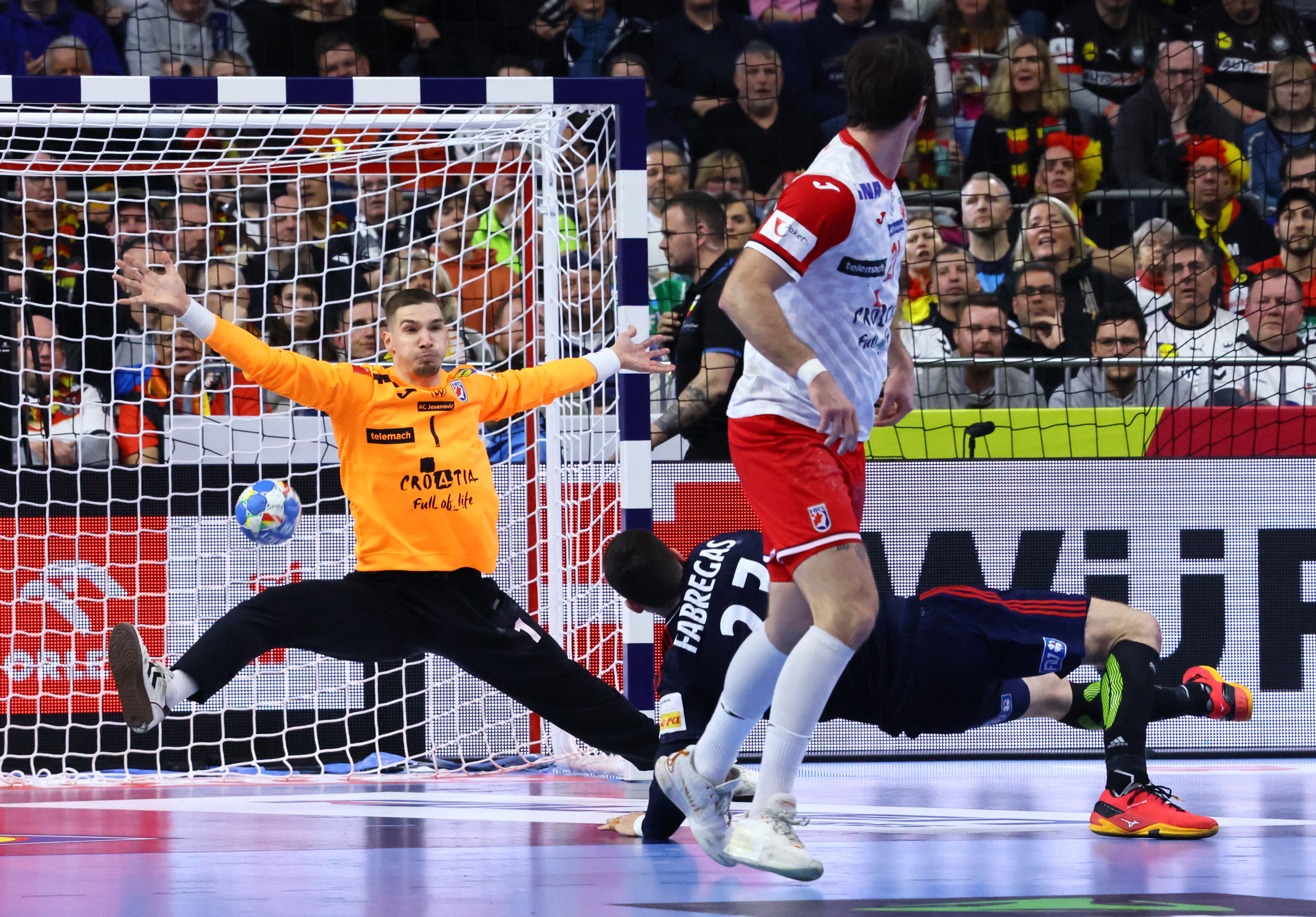 EHF 2024 Men's European Handball Championship - Main Round - France v Croatia