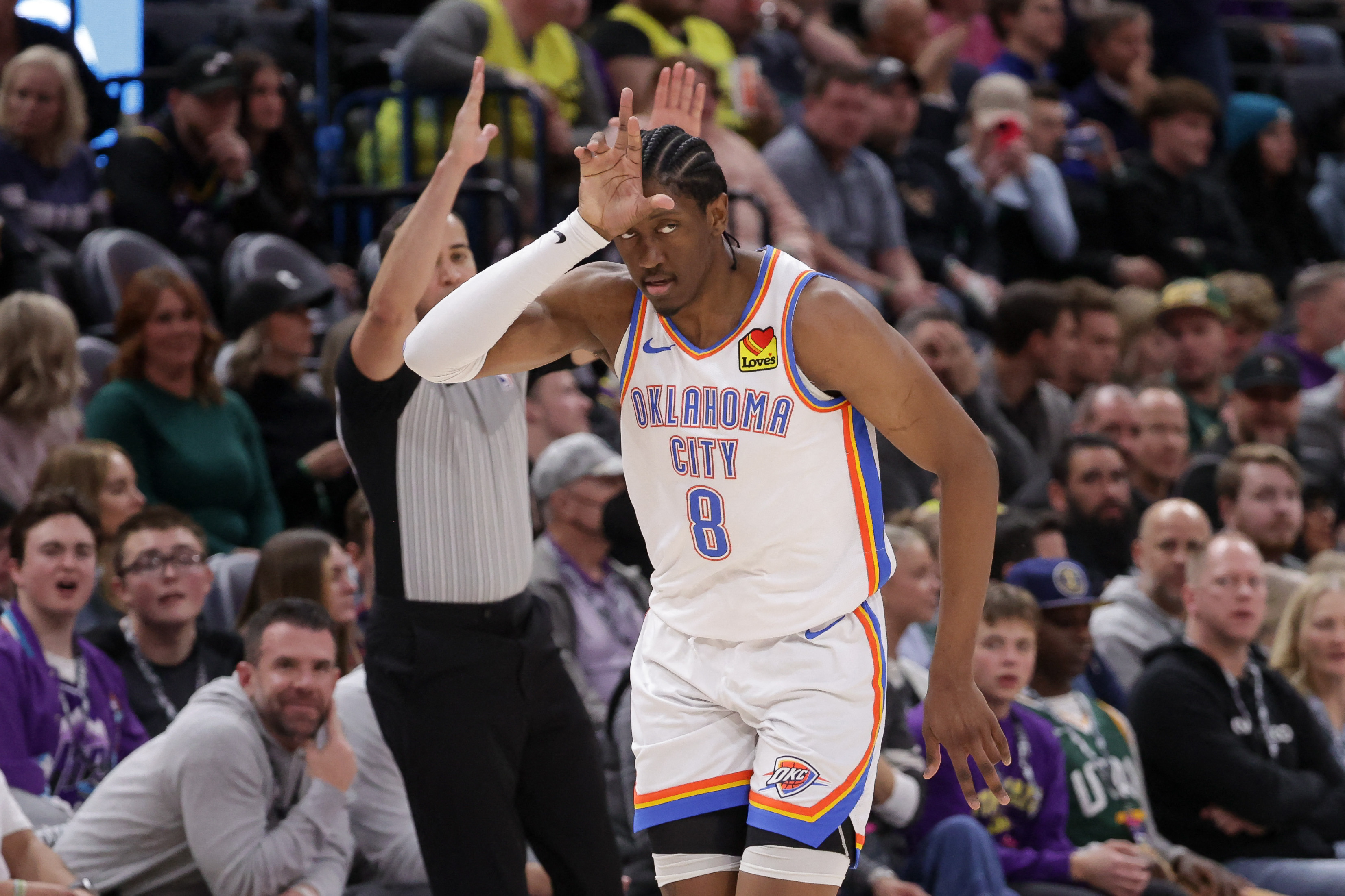 NBA: Oklahoma City Thunder at Utah Jazz