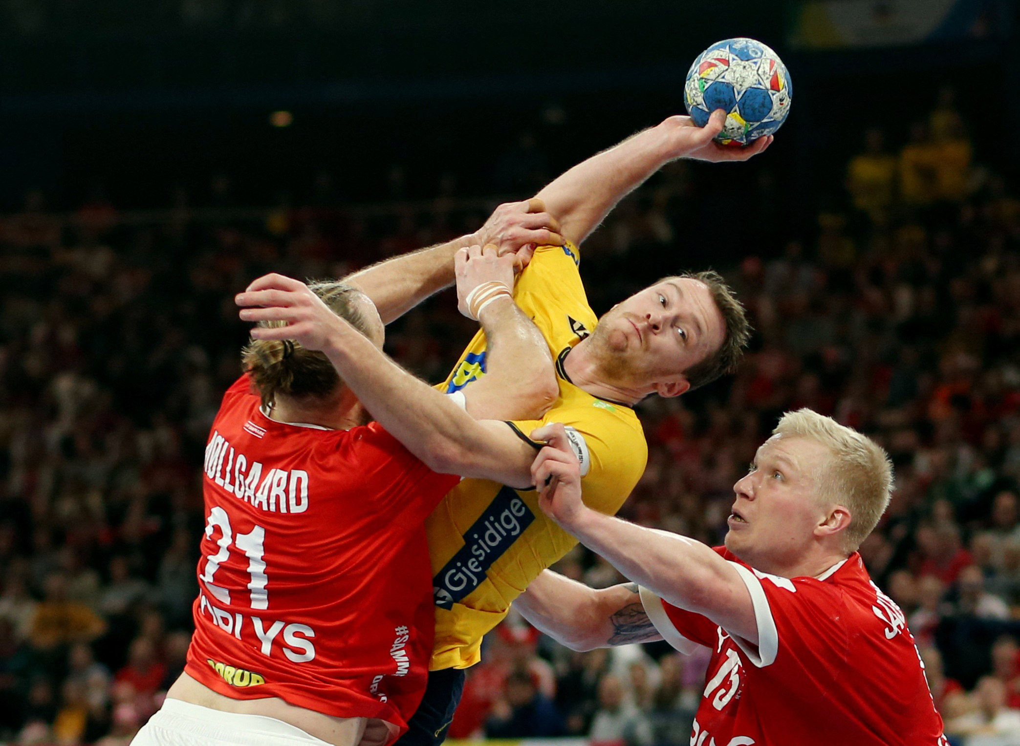 EHF 2024 Men's European Handball Championship - Main Round - Denmark v Sweden