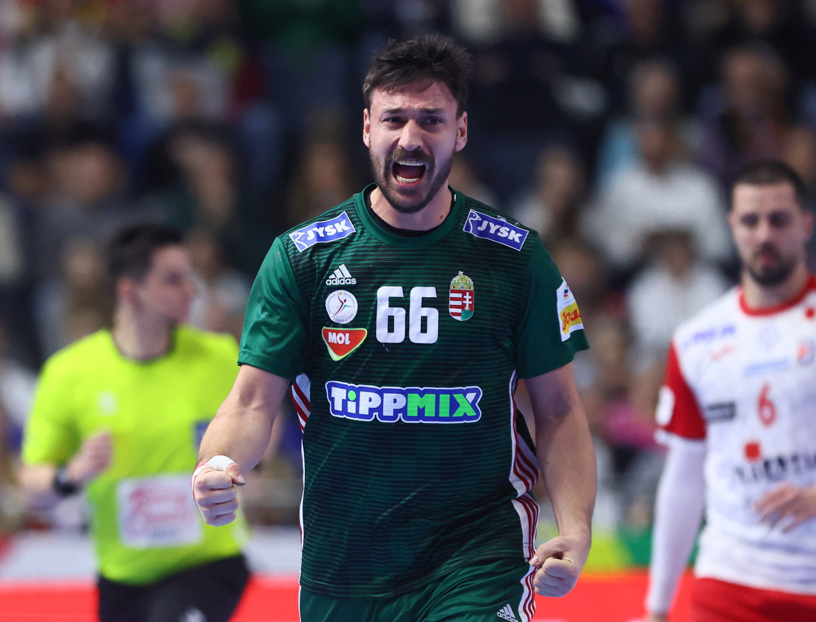 EHF 2024 Men's European Handball Championship - Main Round - Hungary v Croatia