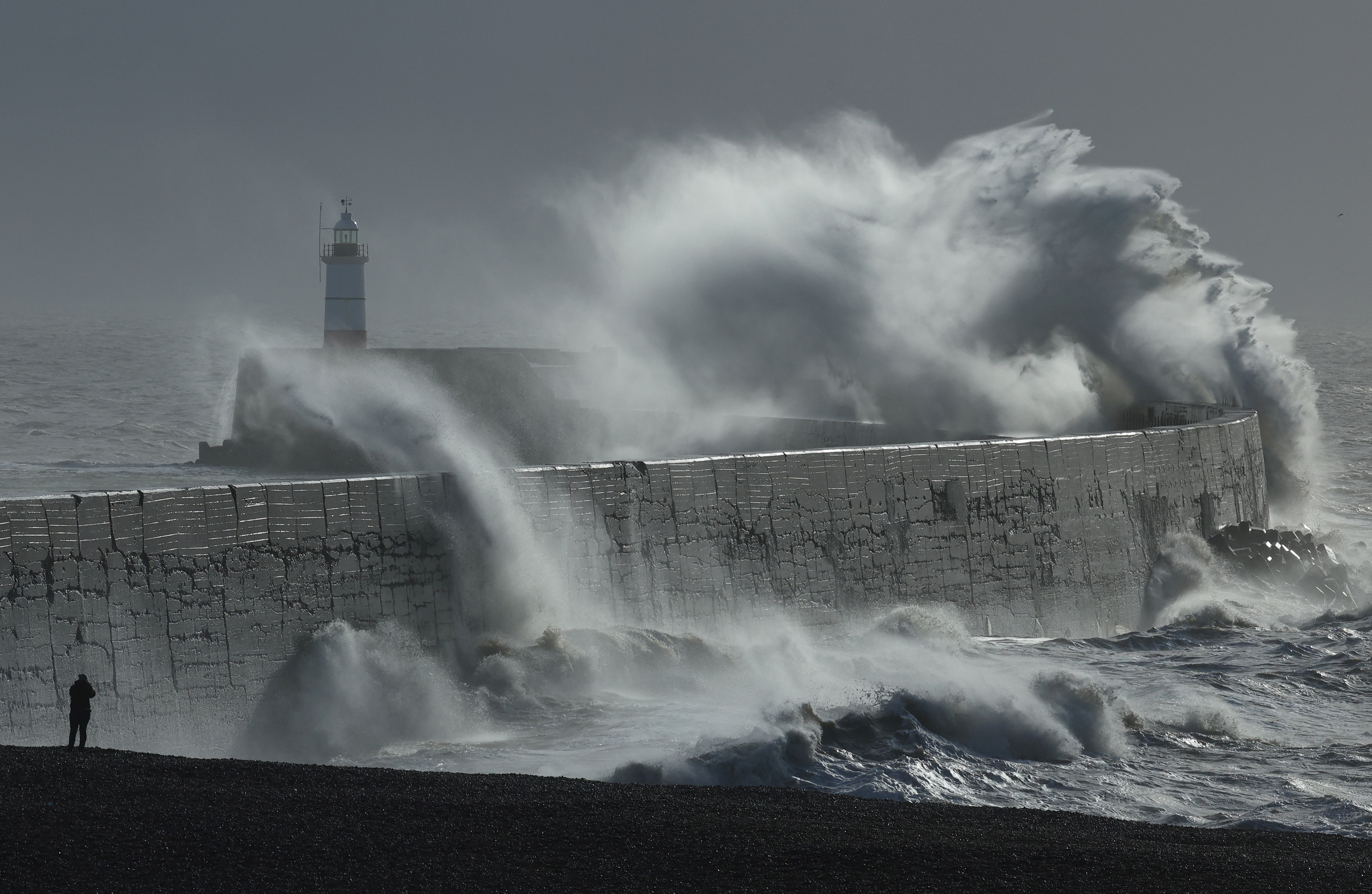 Storm Isha in Newhaven