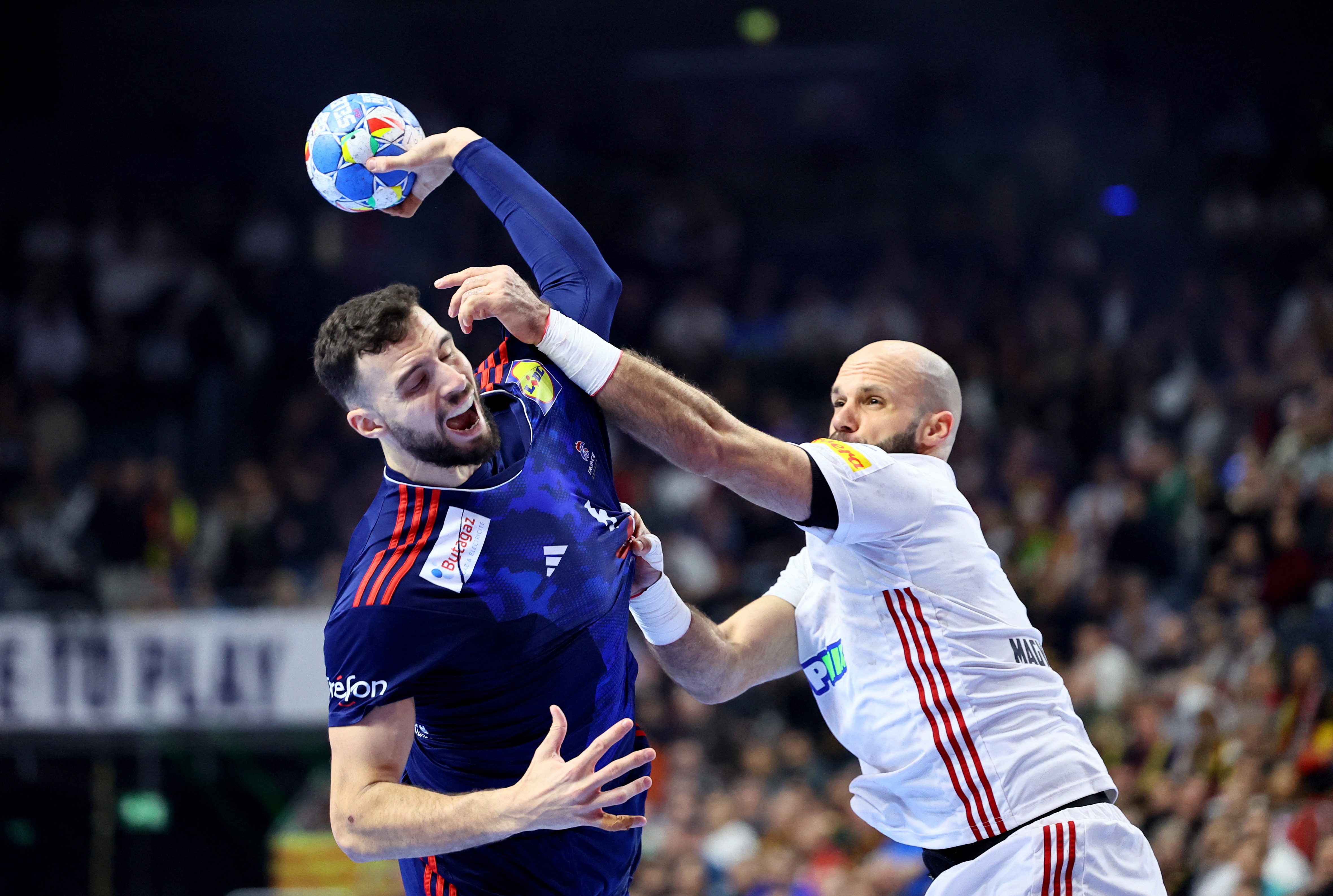 EHF 2024 Men's European Handball Championship - Main Round - France v Hungary