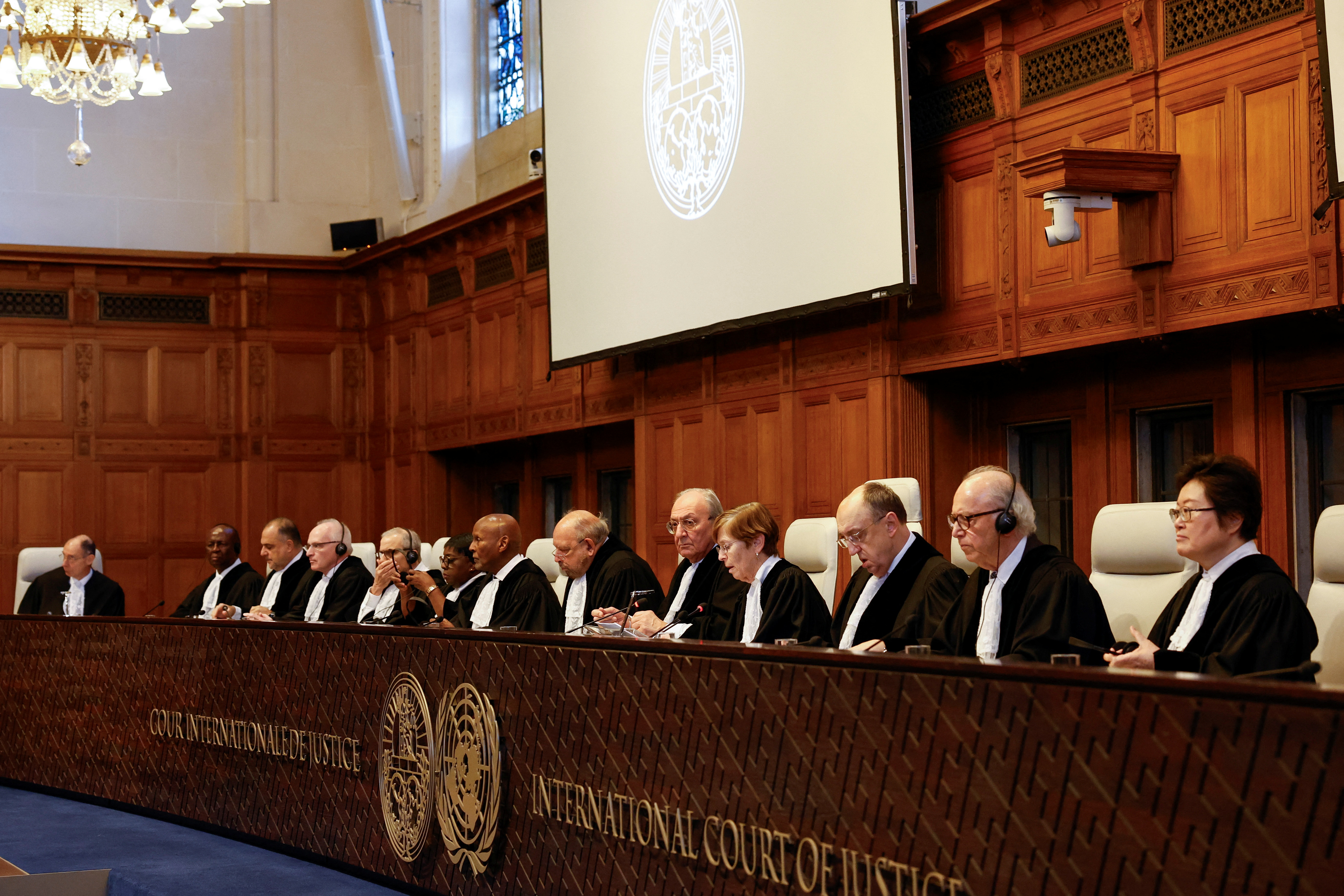 World Court rules on Gaza emergency measures in Israel genocide case, in The Hague